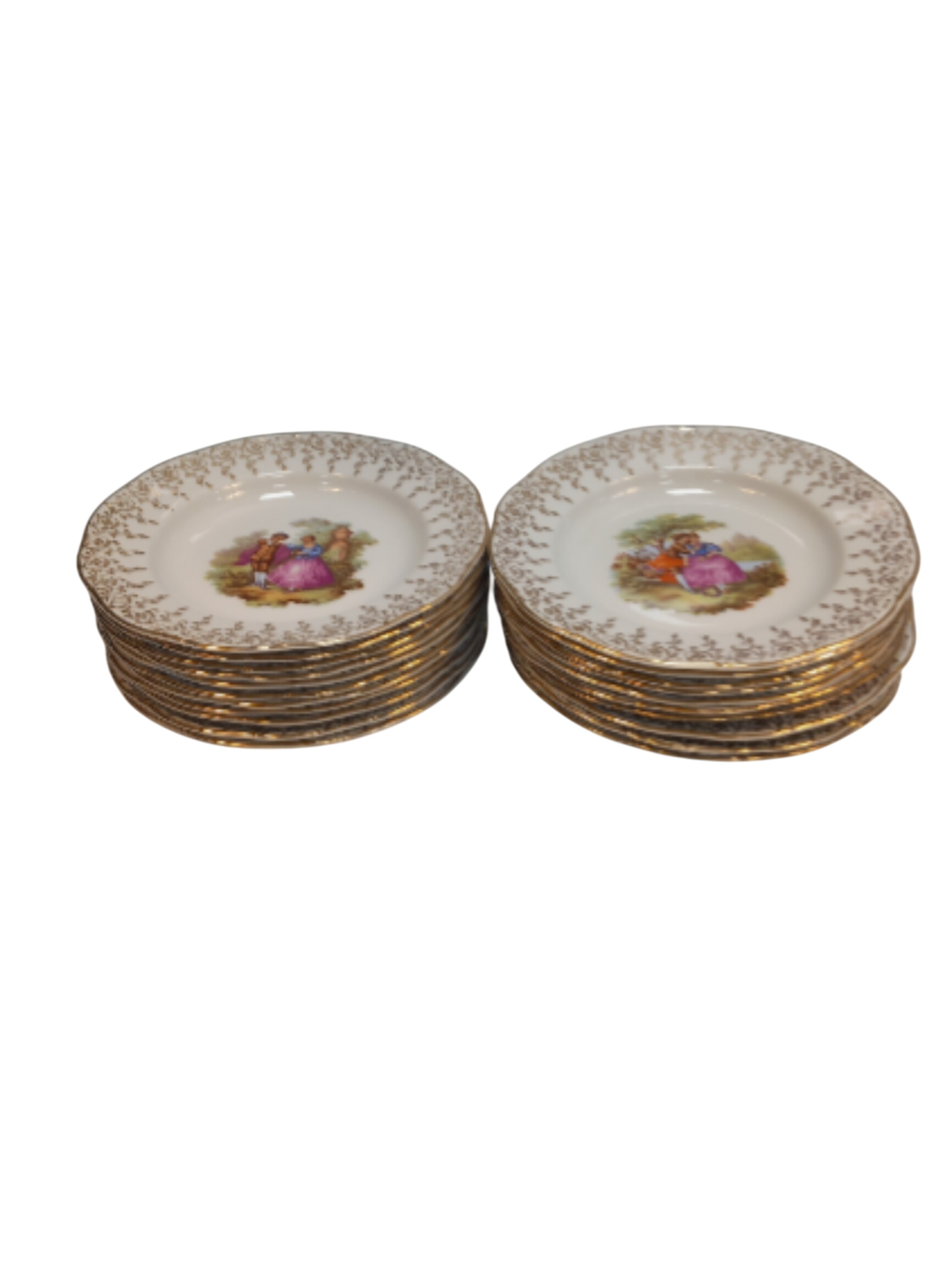 Lot de 21 assiettes 