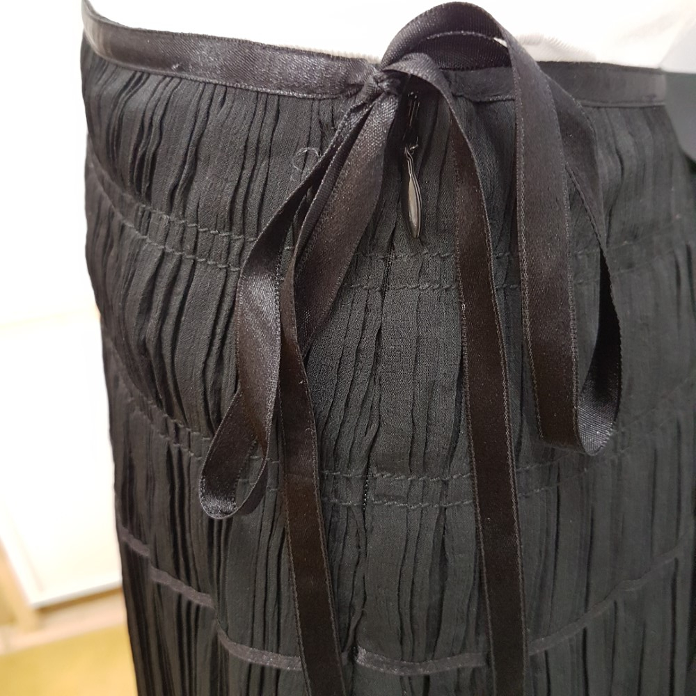 Jupe de fêtes plissée noire - ALAIN MANOUKIAN - taille 44 - Photo 6
