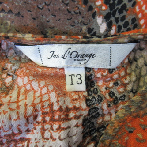 RF182 - Robe imprimé serpent - Jus d'Orange Paris - Taille 3 (L) Très bon état - Vue 7 - 