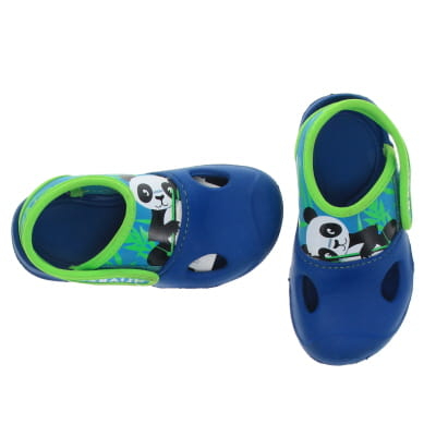 Chaussures d'eau bleue et verte imprimée - Enfant - DECATHLON - Pointures 24-25 - Photo 1