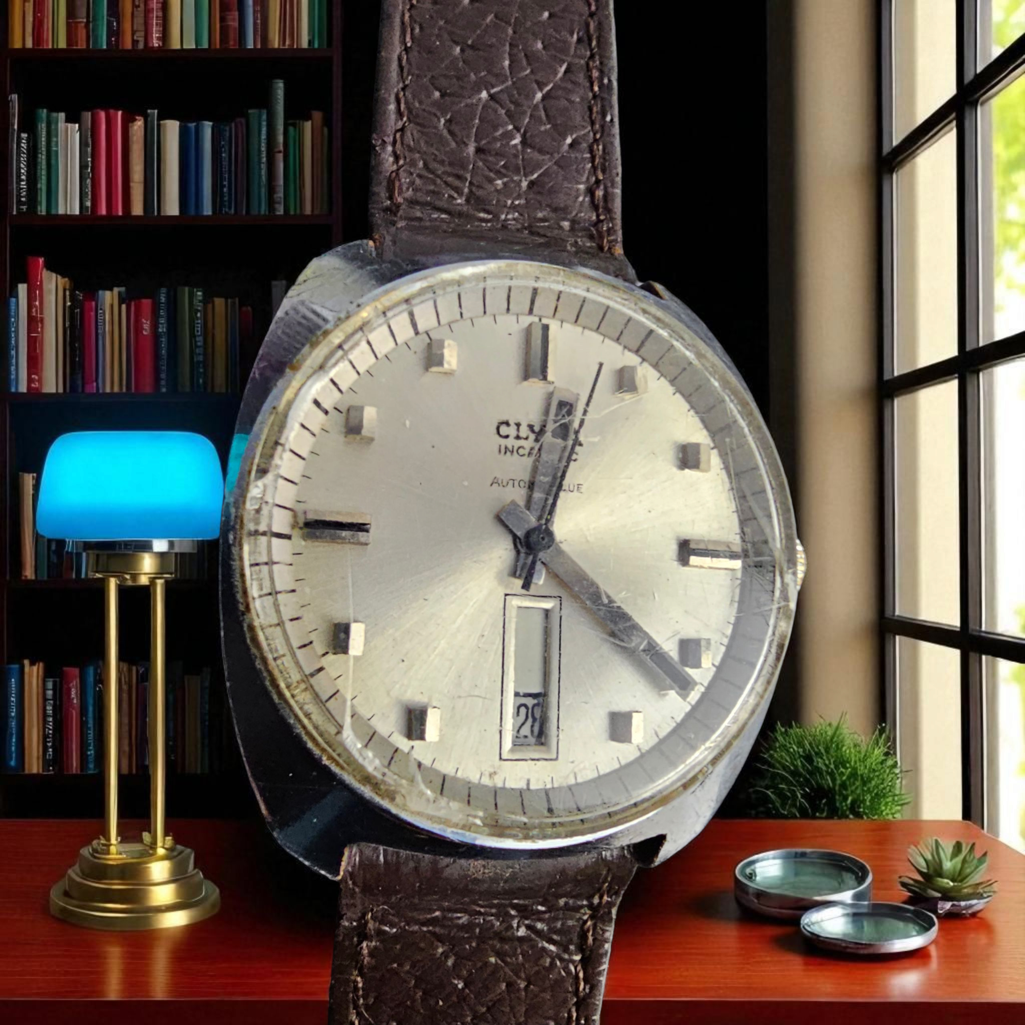 Montre vintage Automatique Dates & Jours marque Clyda [ Multicollection Collectionneur ] - Photo 5