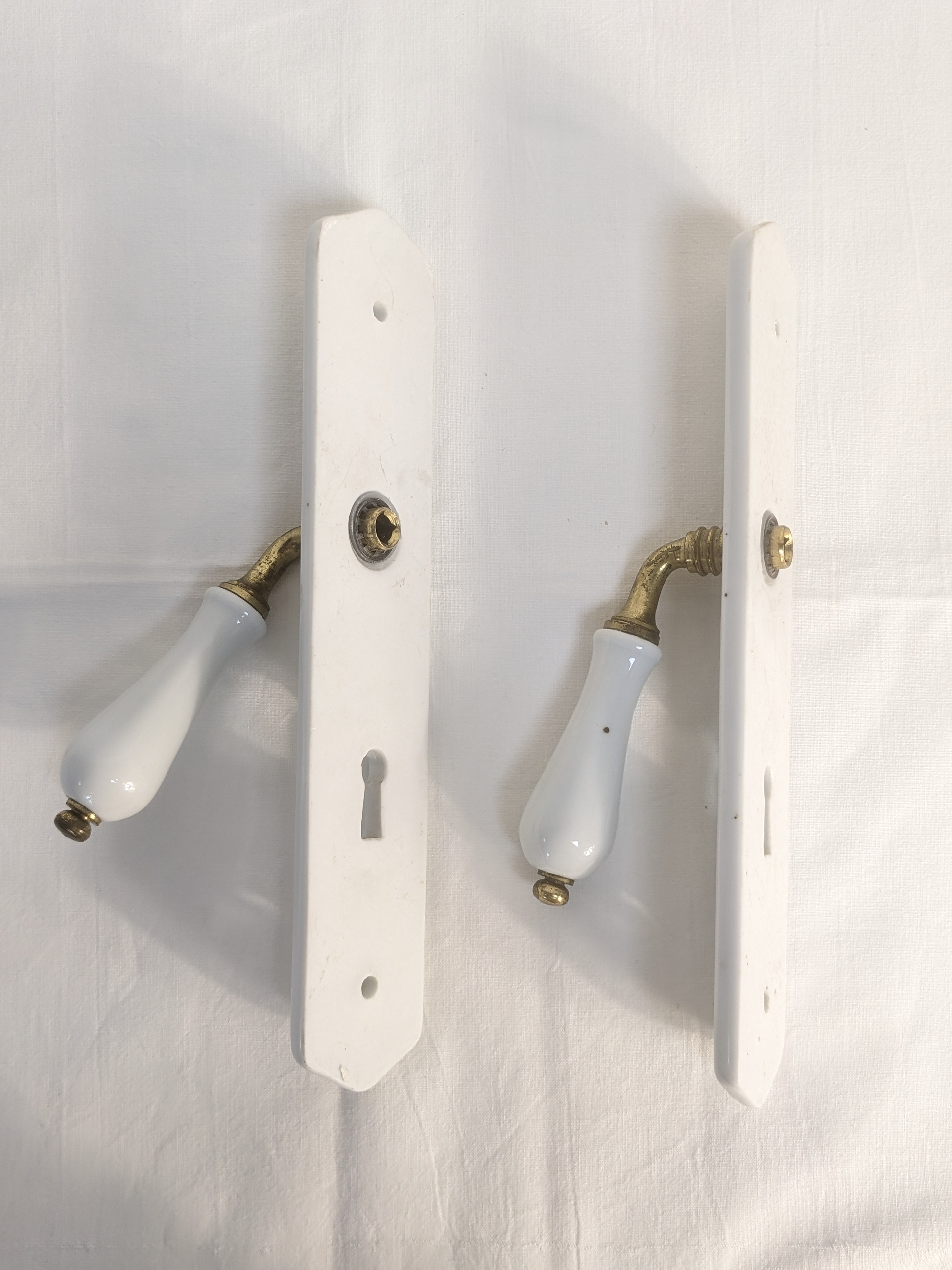 Poignées de porte en céramique style rétro - Photo 2