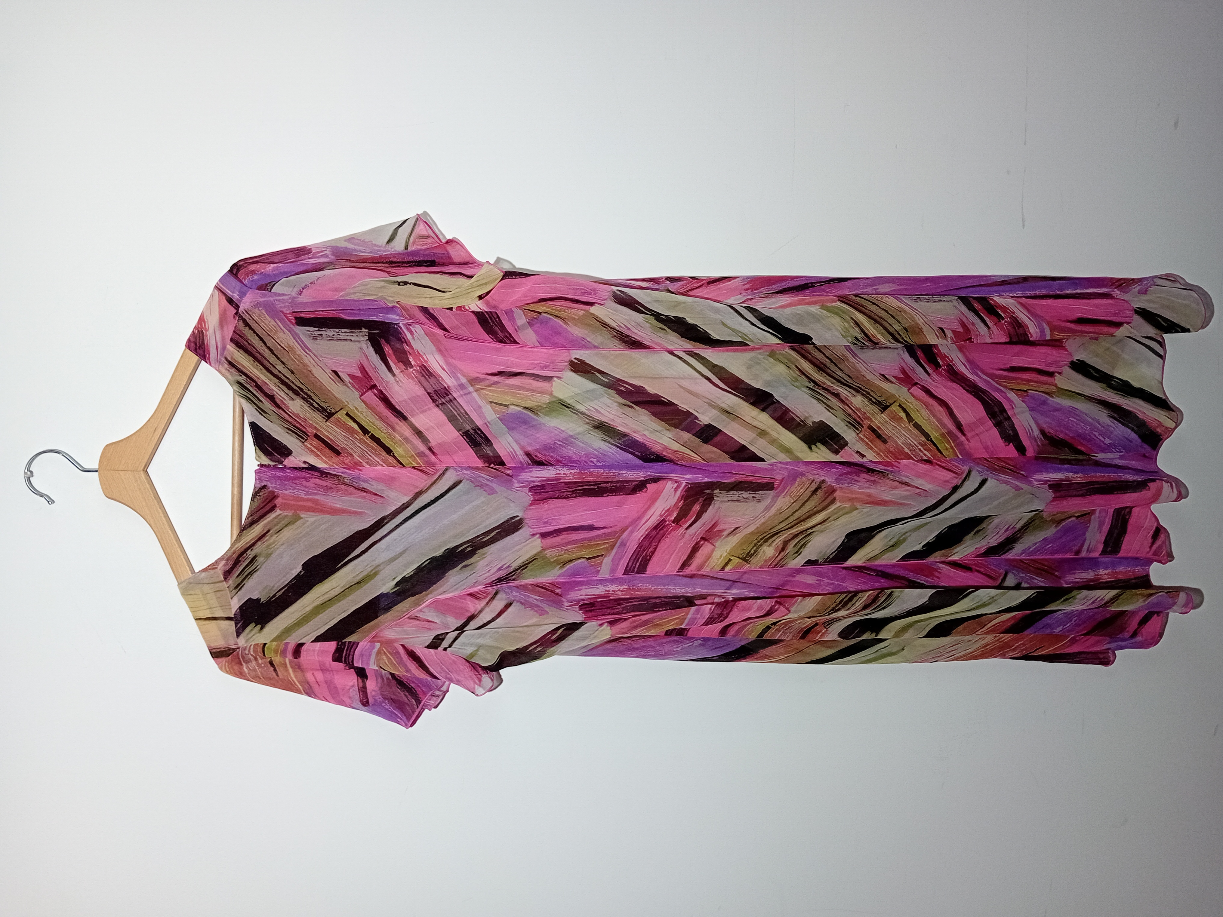 Robe / Tunique Légère France Rivoire À Motifs Abstraits Multicolores (V3477)  - Vue 3 - 