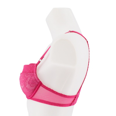 Soutien gorge rose dentelle avec armatures - femme -Women gode - taille 95C - Photo 1