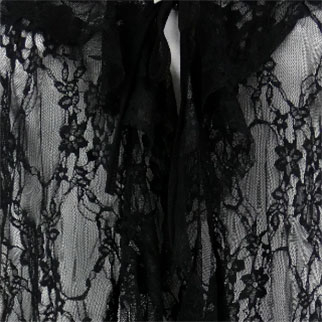 Gilet noir imprimé transparent - femme - Lady Belle - taille 4 - Photo 2