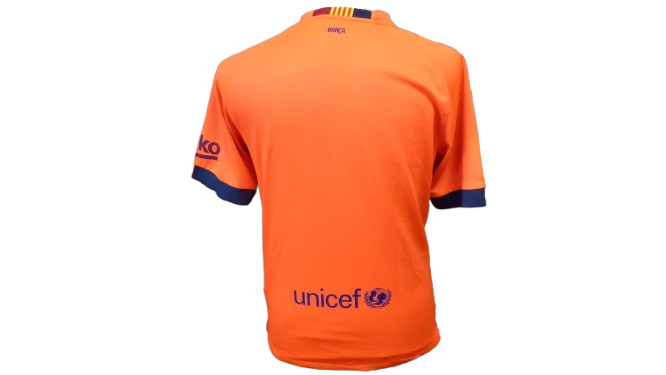 Voir photo 2 de Maillot de foot FCB Barcelone 2014 - Nike numéro 000167113 Maillot de foot FCB Barcelone 2014 - Nike numéro 000167113 Très bon état - Vue 2 -