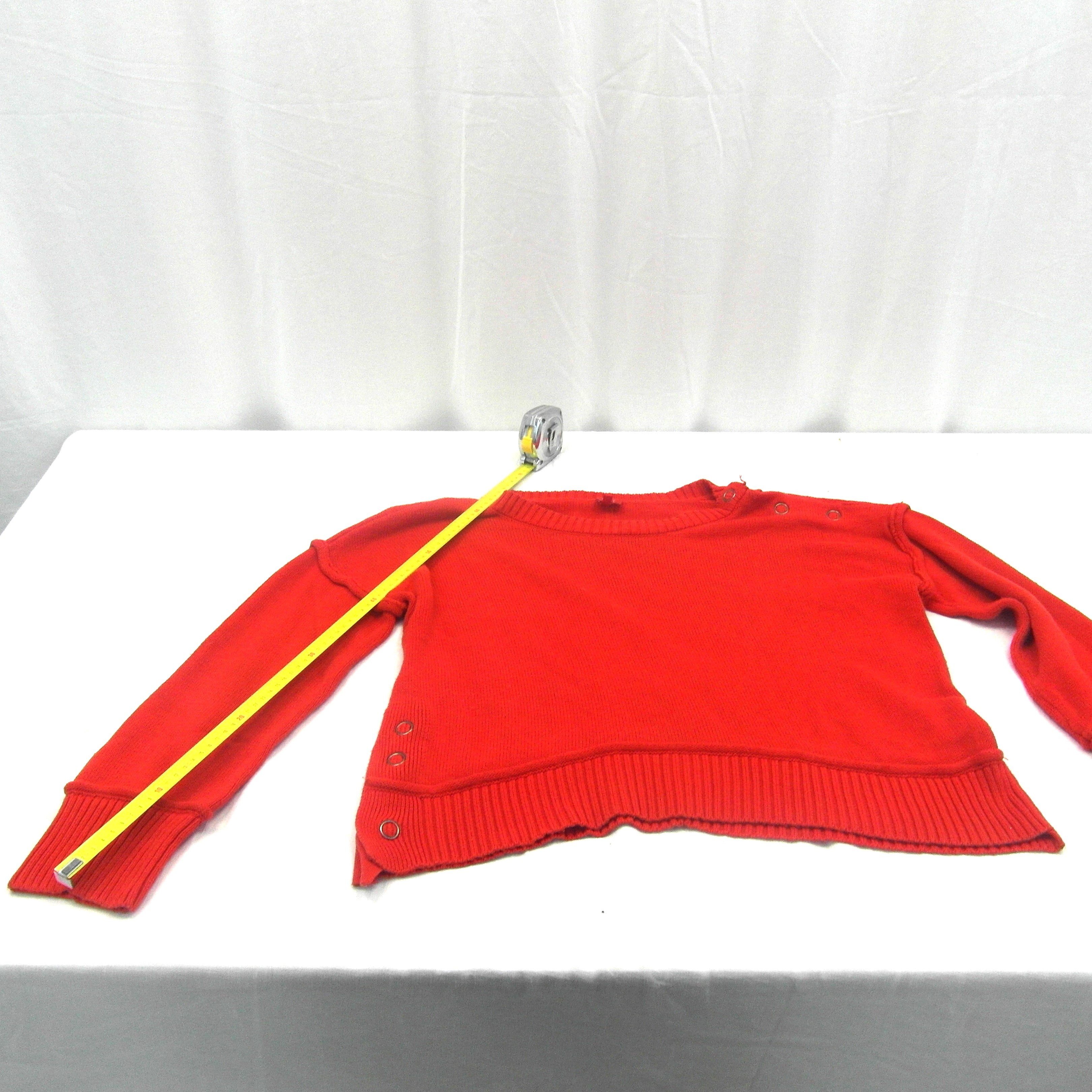 Pull à manches longues rouge Miss Captain taille 1 - Photo 8