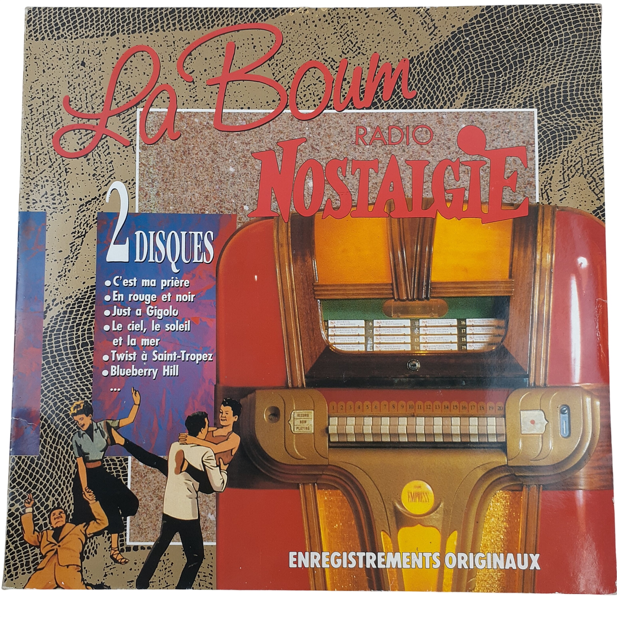 La Boum Radio Nostalgie - 1987 Très bon état -  reconditionné disponible sur Label Emmaüs