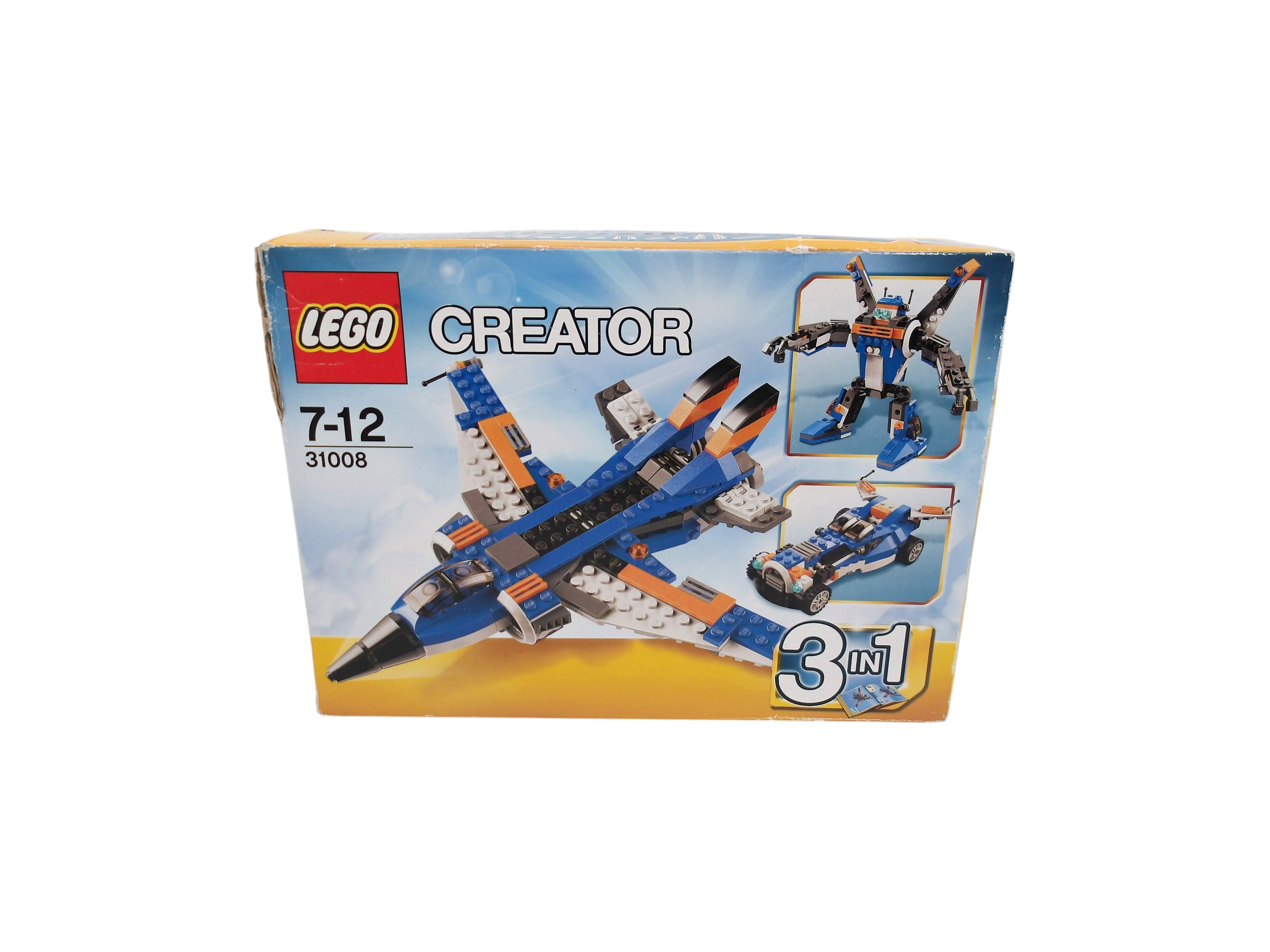 LEGO Creator - L'avion de chasse - 31008 Très bon état - Vue 3 - 