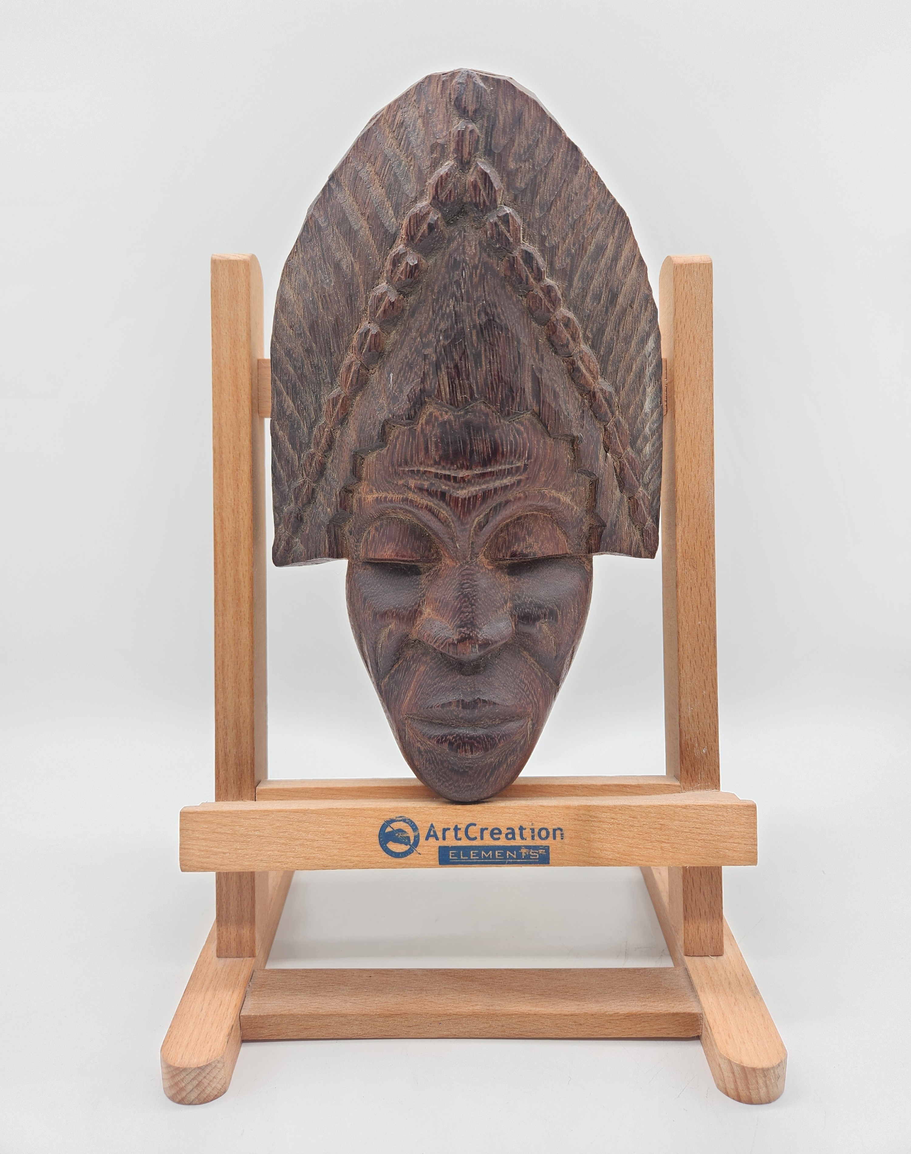 Lot de 2 statues et 1 masque africain - Photo 1