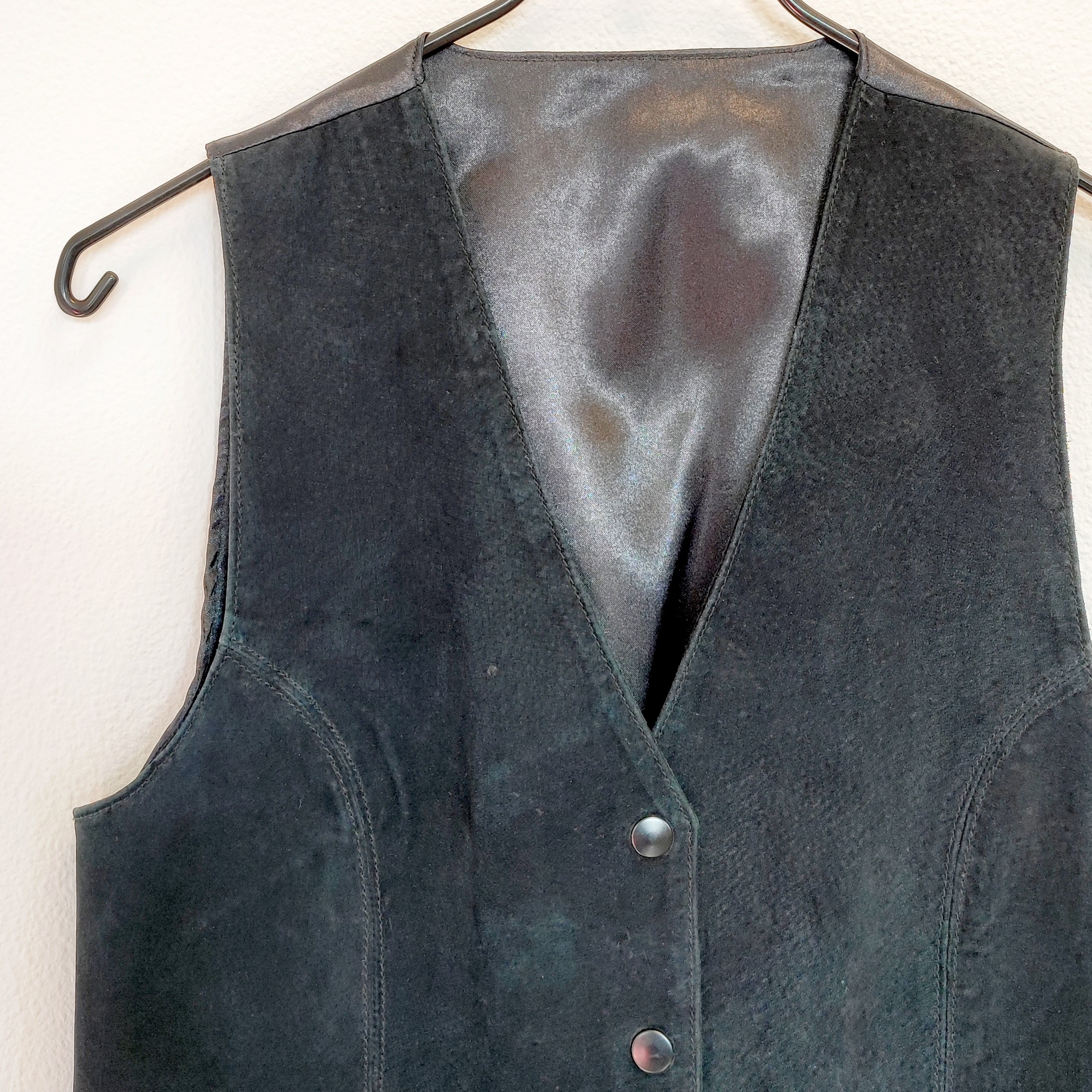 VINTAGE - Veston en cuir - M -Homme Bon état - Vue 2 - 