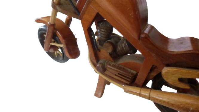 Harley Davidson décorative en bois - Photo 5