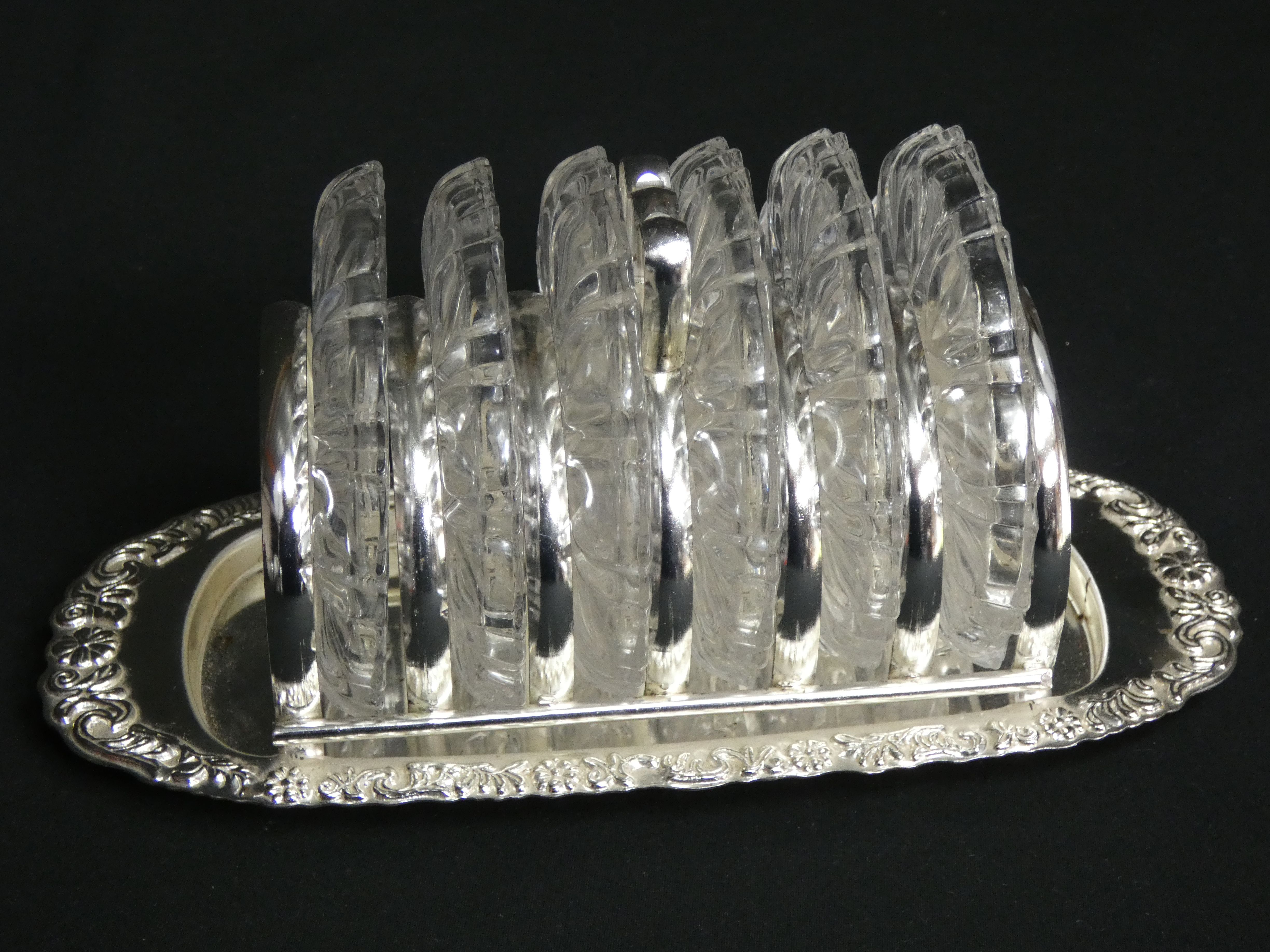 6 dessous de verre élégants en cristal - Photo 3