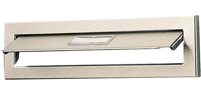 Entrée de lettres non normalisée volet extérieur DECAYEUX inox gris - Photo 0