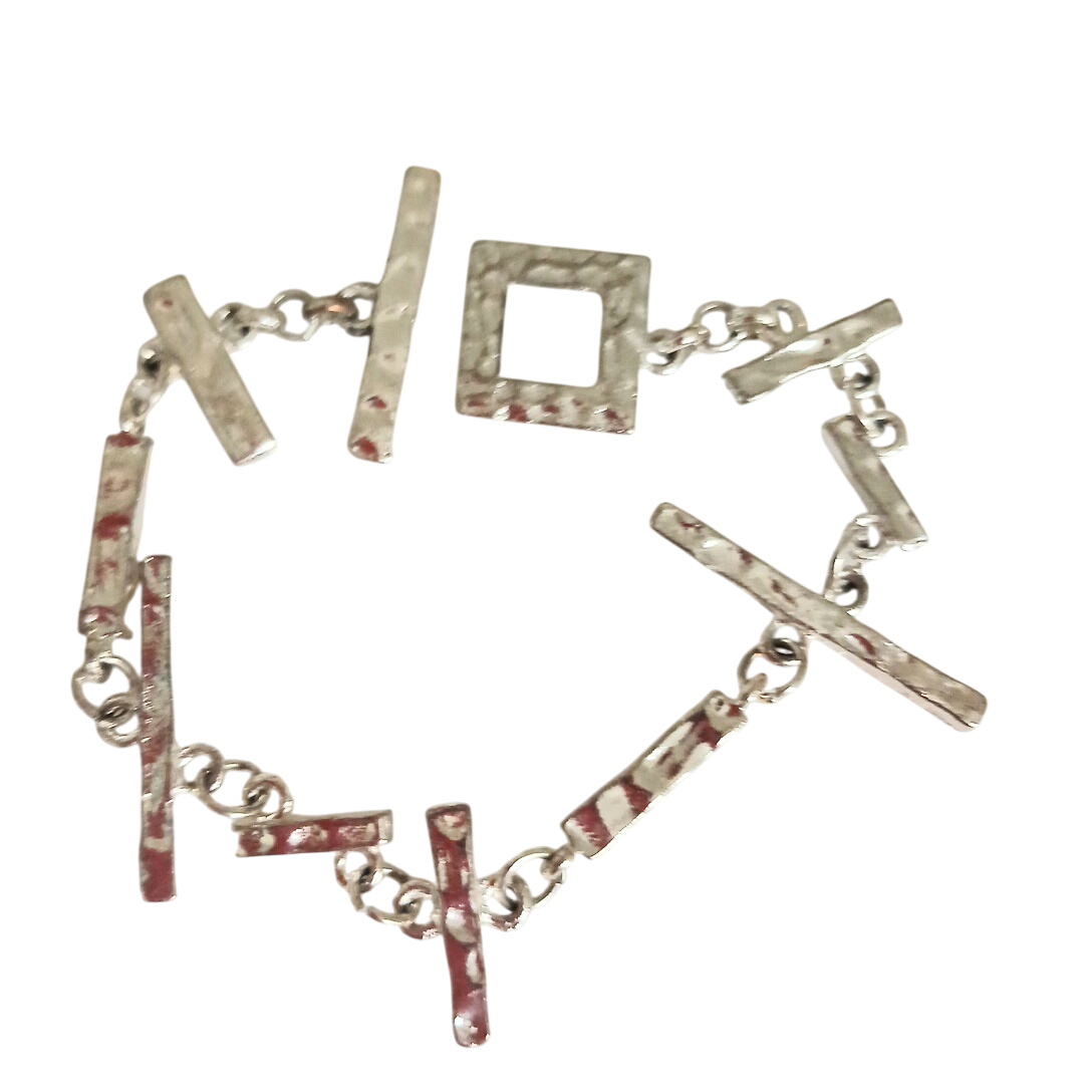 Biche de Bere - Bracelet argenté Vintage Très bon état -  reconditionné disponible sur Label Emmaüs
