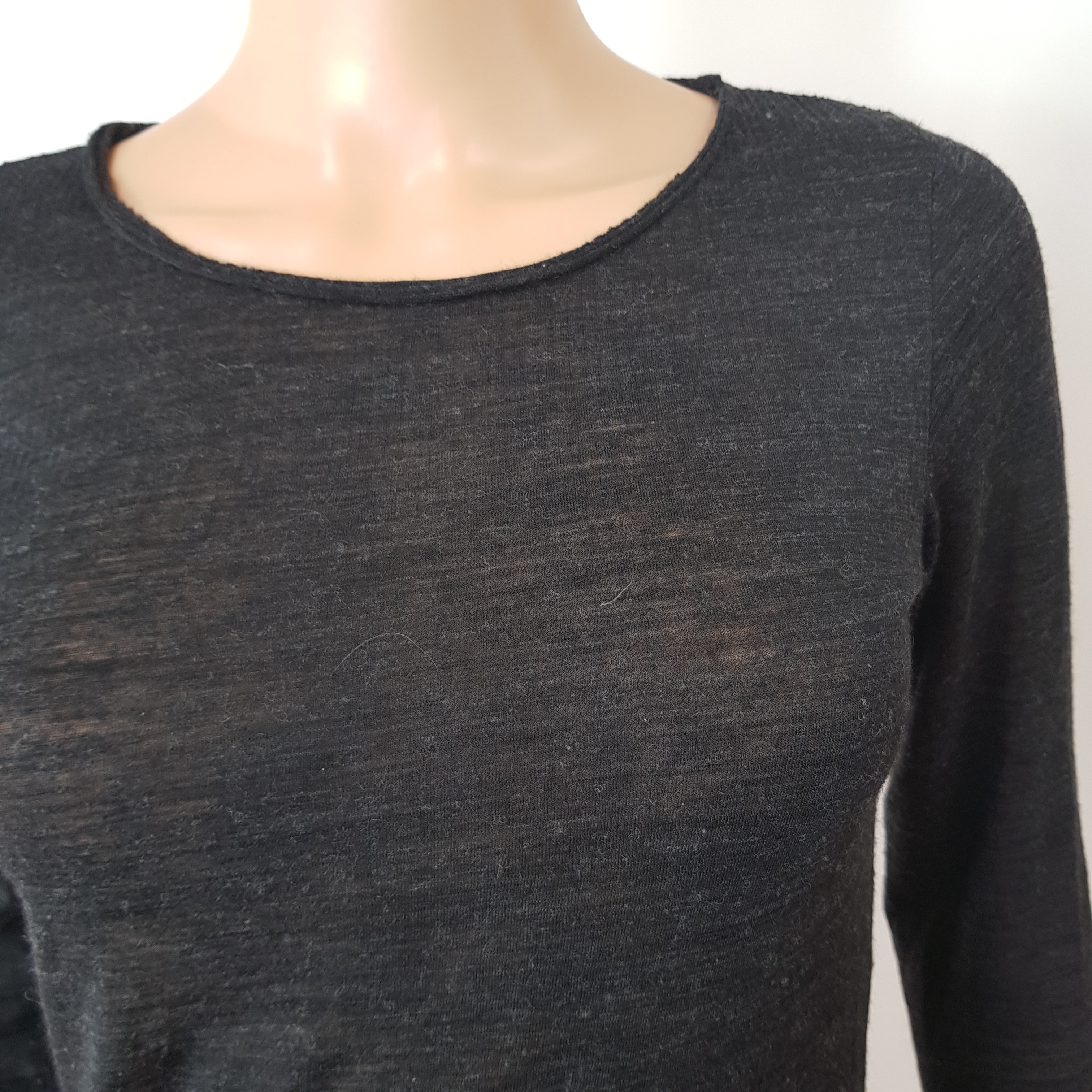 Robe gris foncé Cotélac - Taille 0 - Très bon état - Photo 2