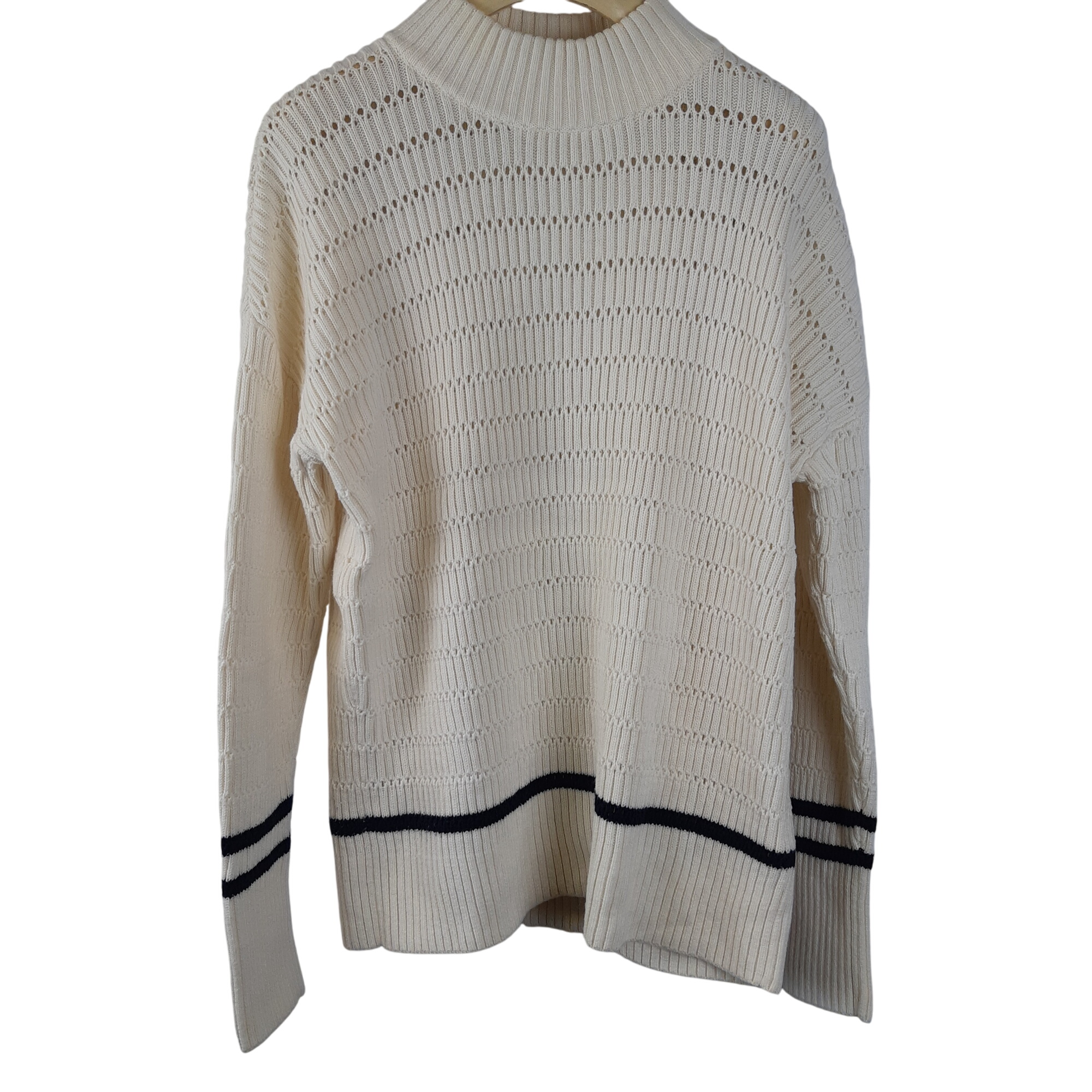 Pull cass en maille ajourne - Taille S (estime 42) - Tommy Hilfiger - Modalova