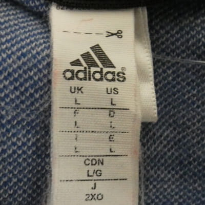 Pull bleu imprimé - homme - Adidas - taille L - Photo 4
