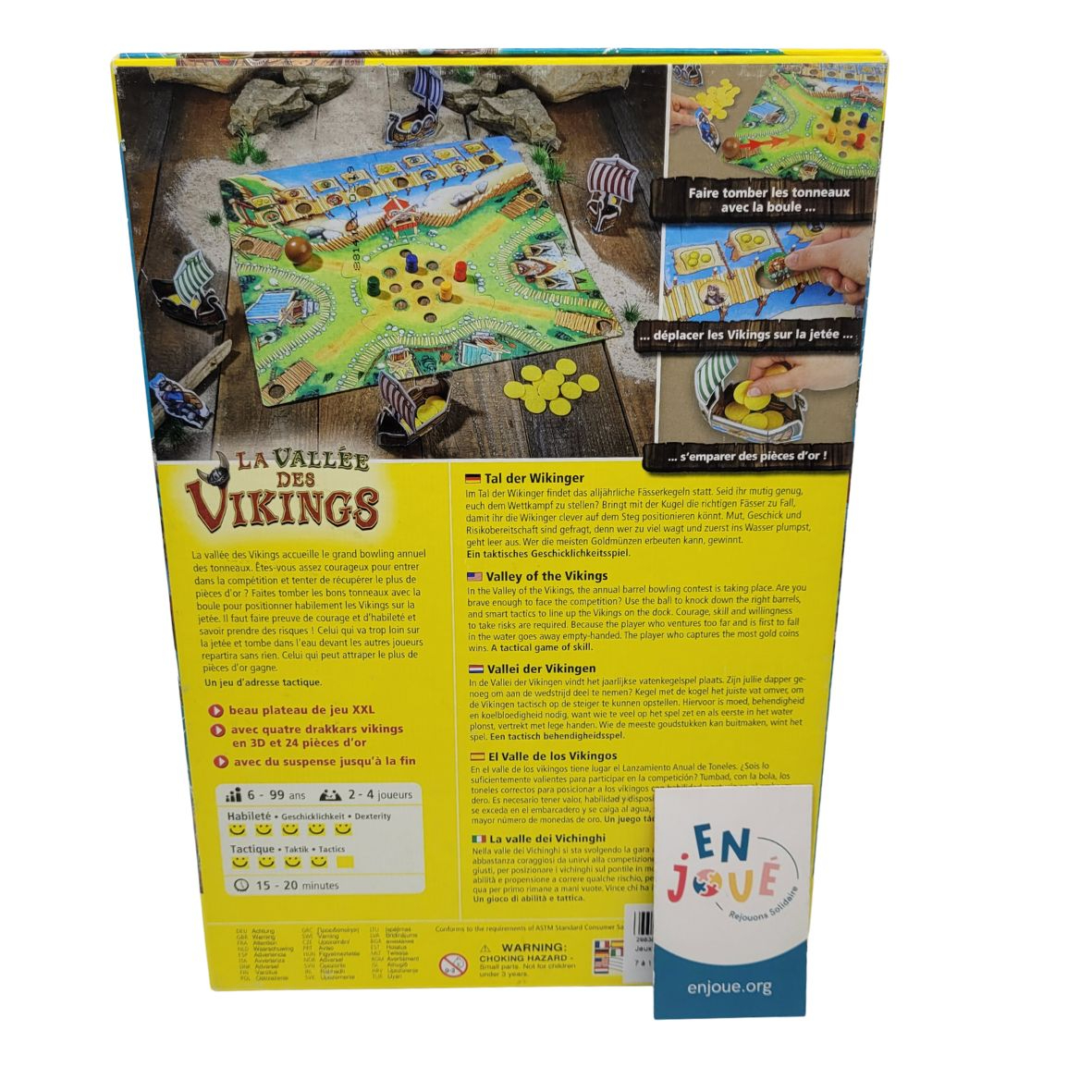 Jeu de société - La vallée des Vikings - Haba - À partir de 6 ans. Bon état - Vue 3 - 