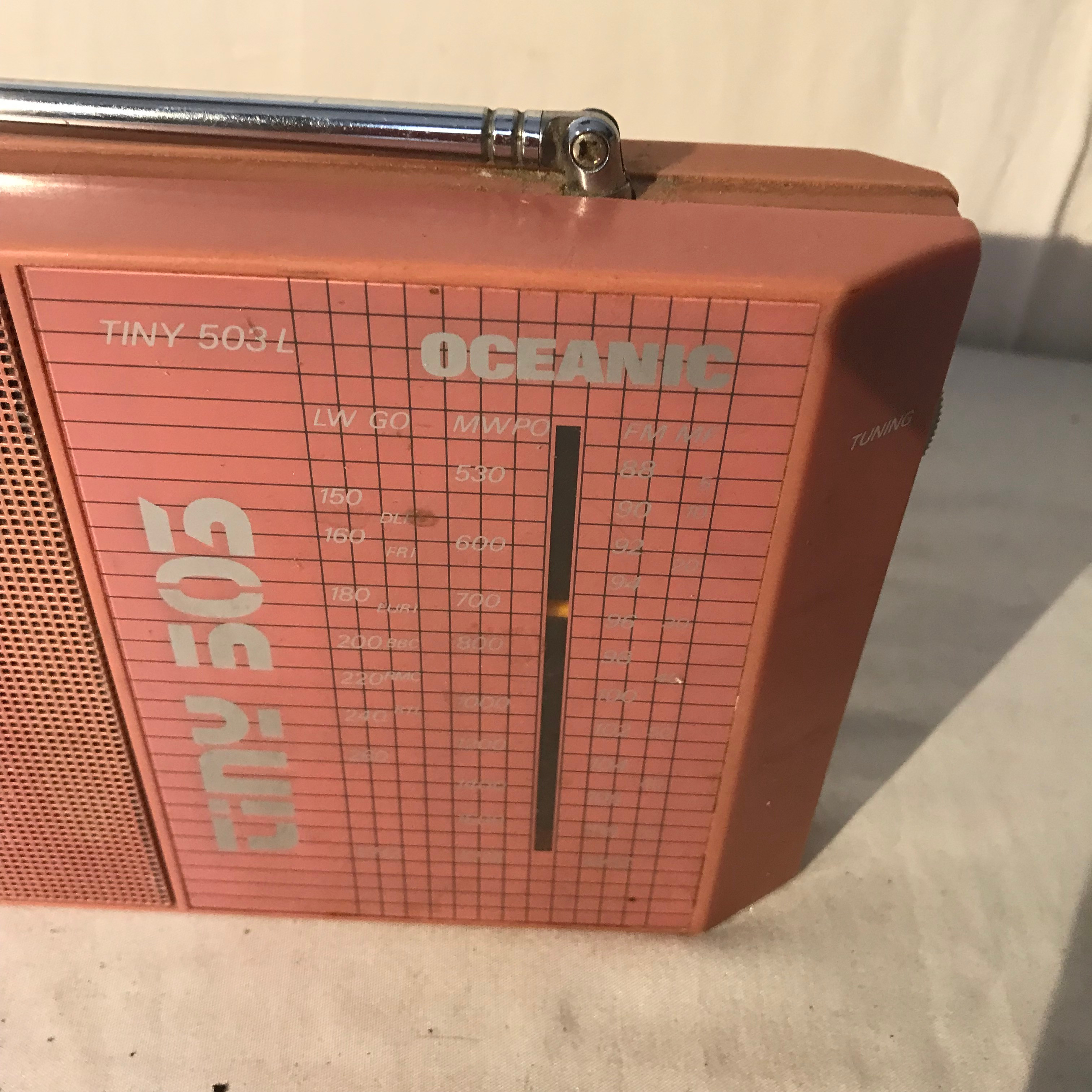 Ancienne Radio de Poche Océanic Tiny 503 3 bandes PO-GO-FM - Photo 1