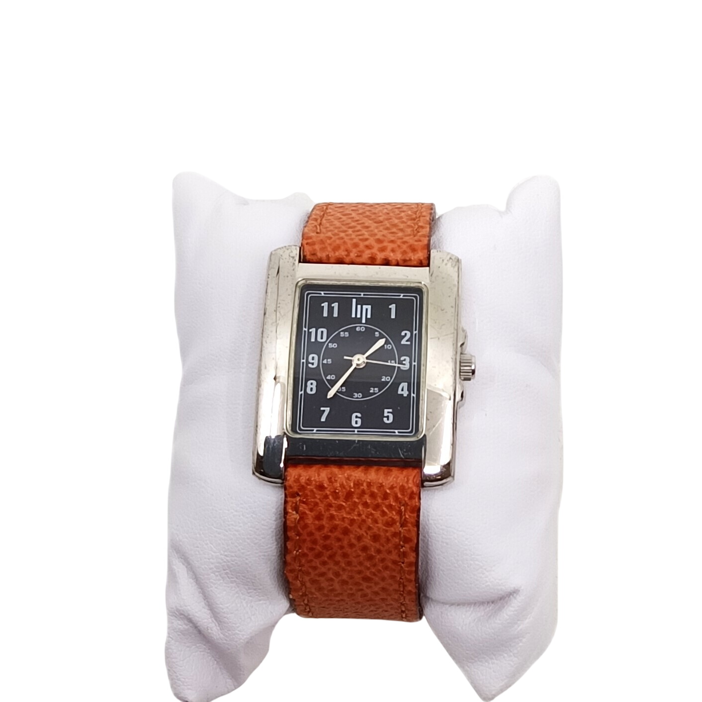 Montre LIP femme bracelet en cuir brun - Label Emmaus - Modalova