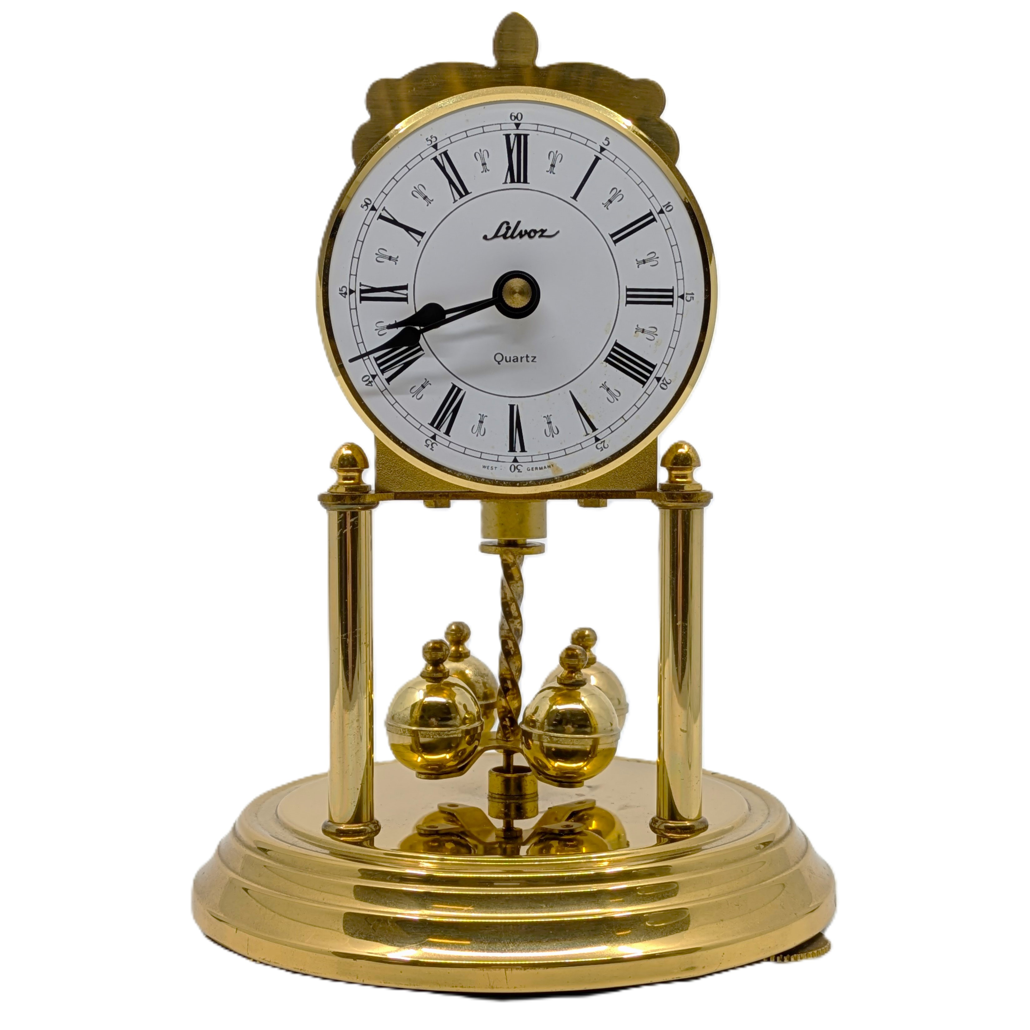 Ancienne horloge murale Silvoz vintage - Ressourcerie Histoires Sans Fin