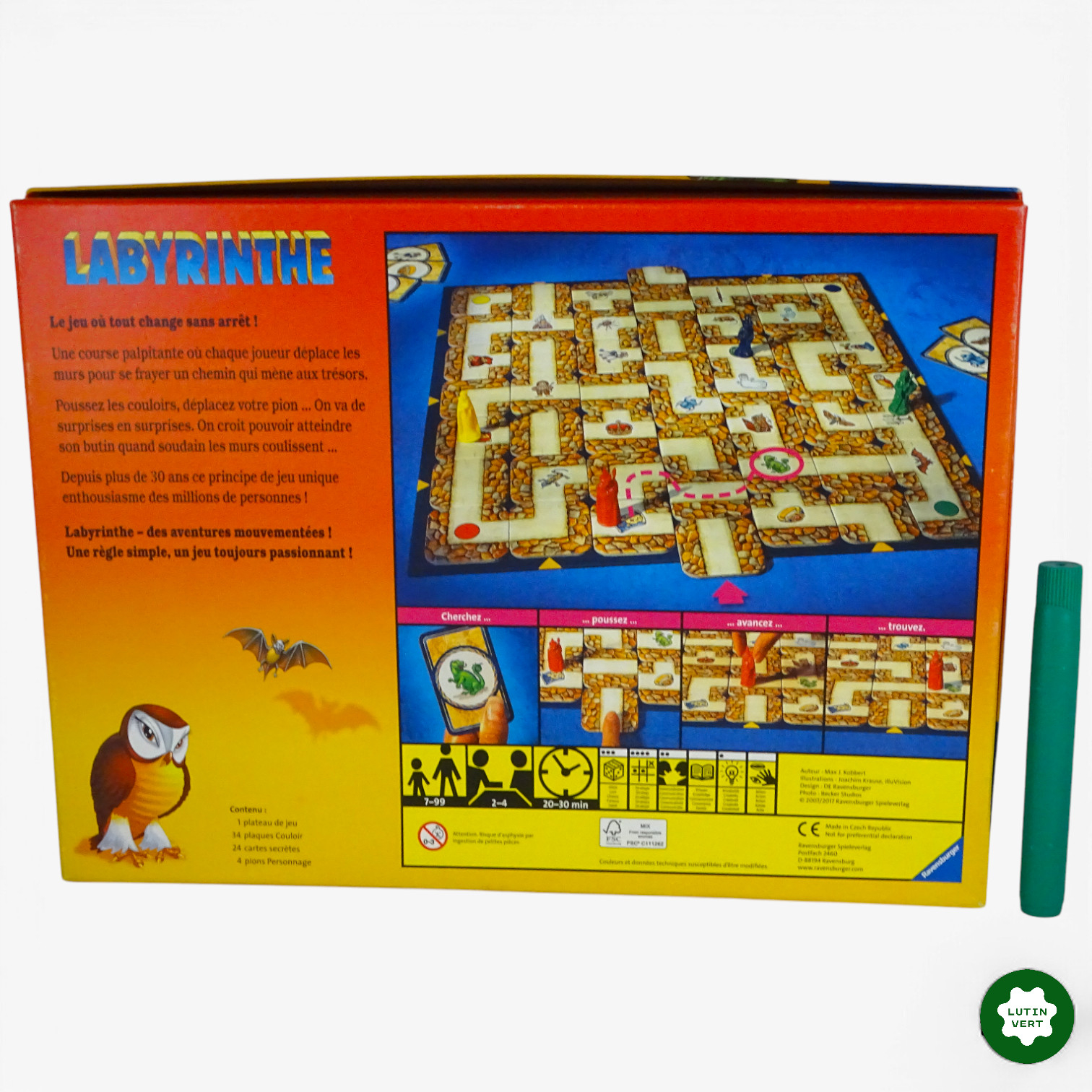 Labyrinthe d'occasion RAVENSBURGER - Dès 7 ans | Ref 10153 - Photo 2