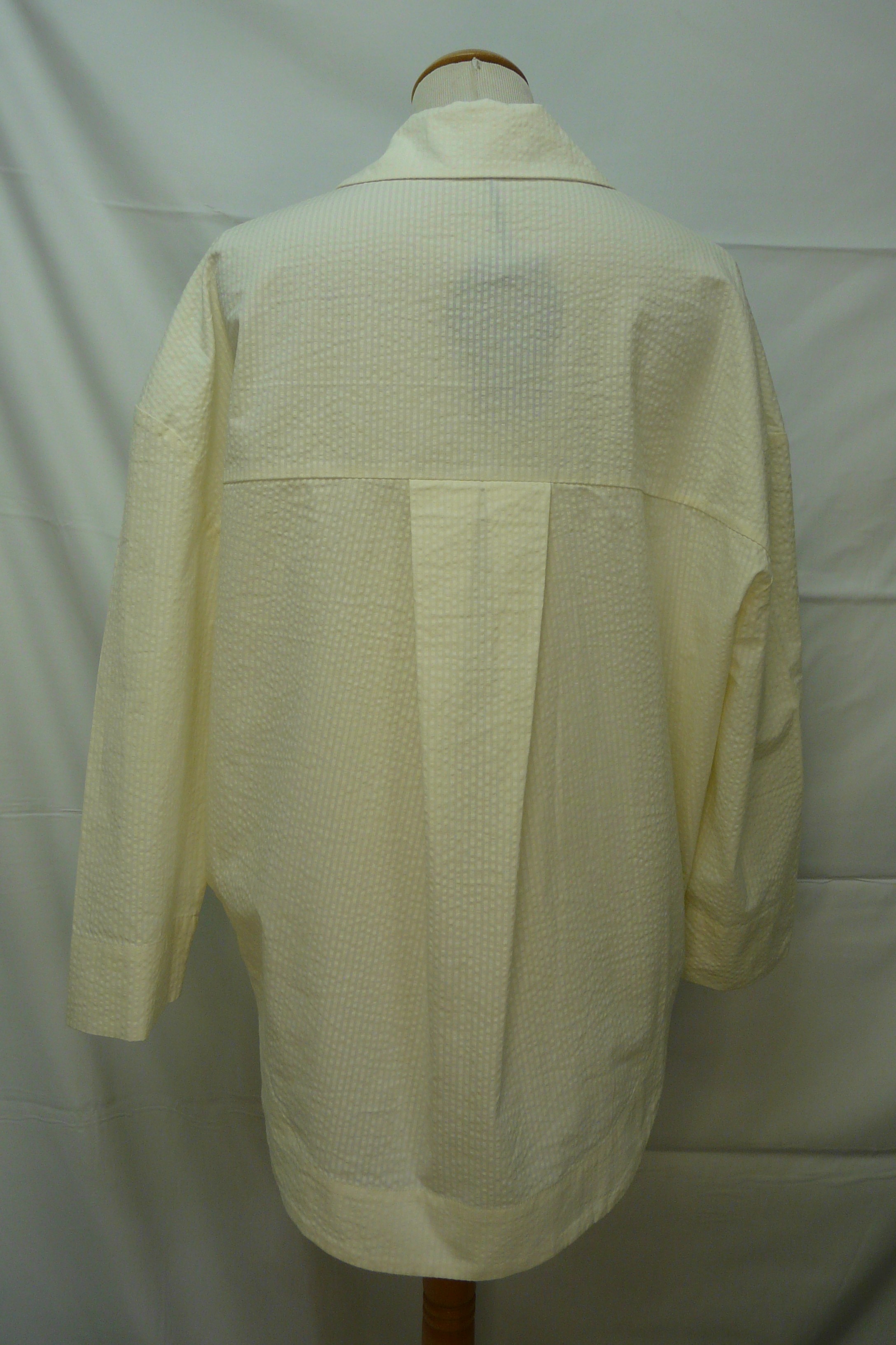 HF331 - Chemisier ample - WB With Black - Taille S  - Vue 3 - 