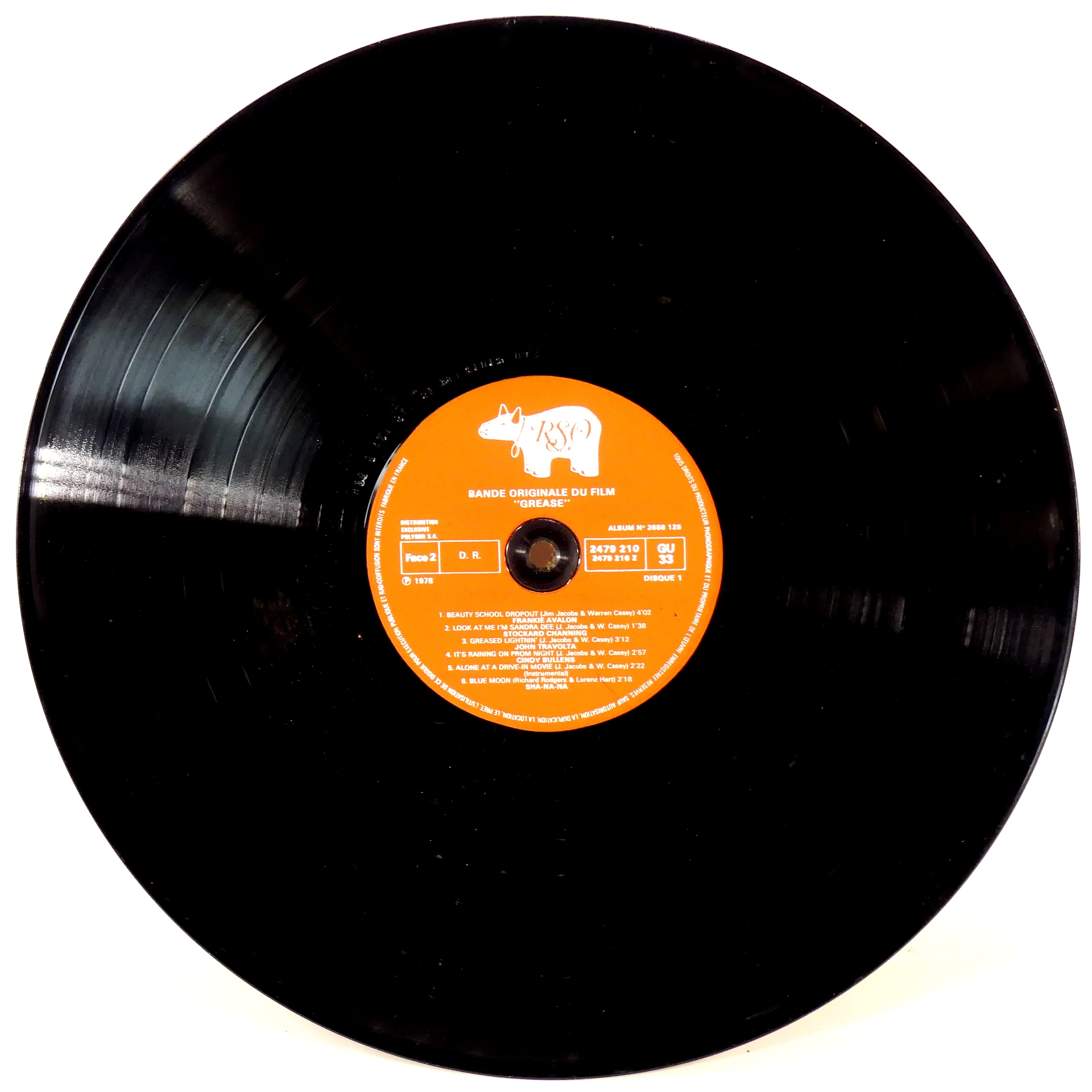 Vinyle - Bande Originale du Film Grease - 1978 - John Travolta, Olivia Newton Bon état - Vue 7 - 