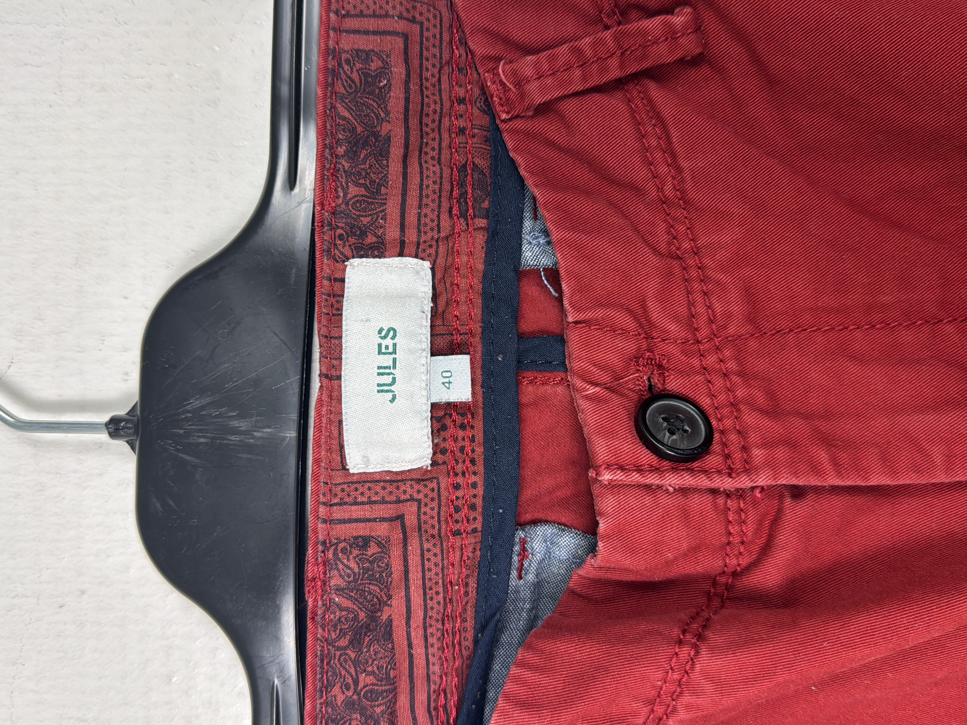 Voir photo 3 de Short Jules rouge bordeaux W30 FR40 Short Jules rouge bordeaux W30 FR40 Très bon état - Vue 3 -