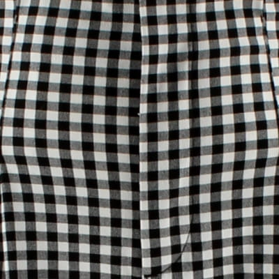 Pantalon noir et blanc à carreaux - Femme - BERSHKA - Taille 34 - Photo 3