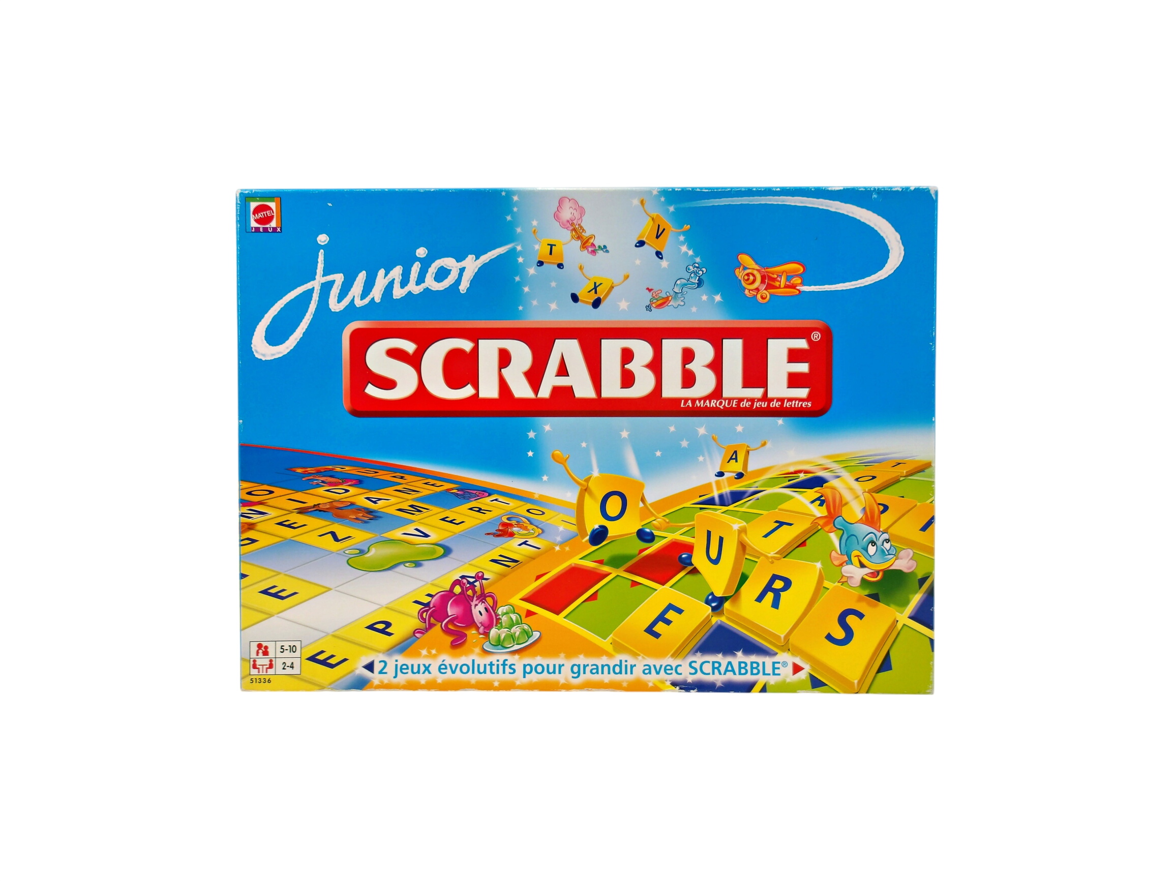Scrabble Junior- Édition 1999 Très bon état -  reconditionné disponible sur Label Emmaüs