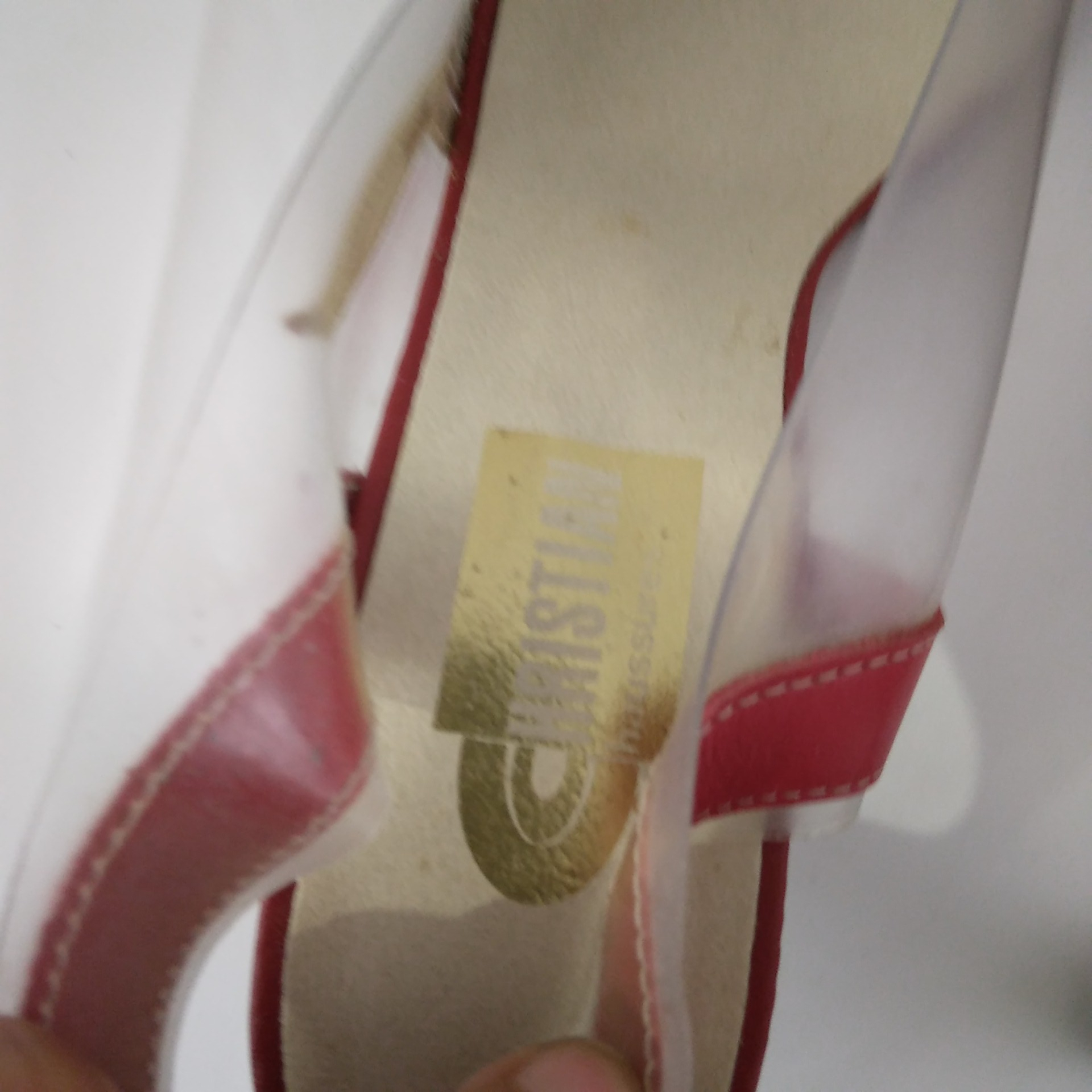 Voir photo 4 de Chaussures à talon multicolores, Rifle, Christian chaussures - 37 1/2 Chaussures à talon multicolores, Rifle, Christian chaussures - 37 1/2 Très bon état - Vue 4 -