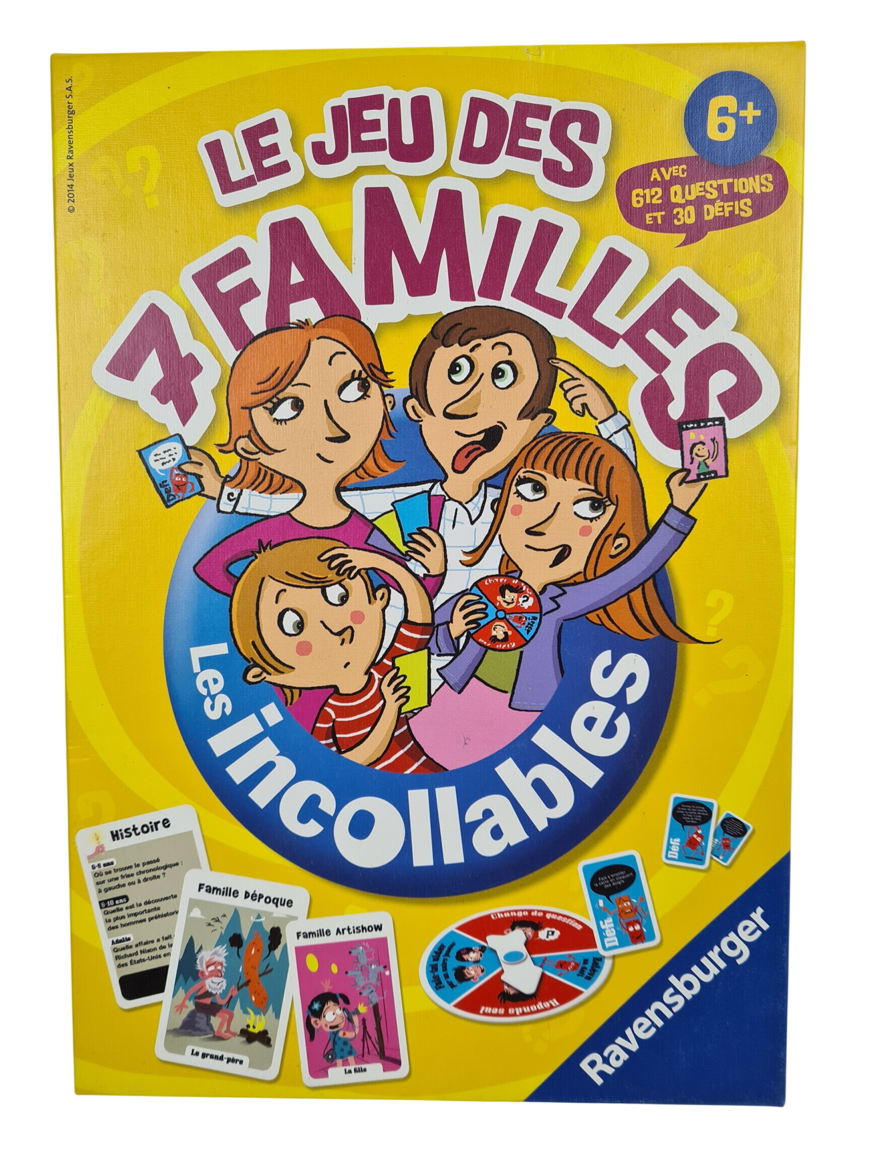 Jeu de cartes - Le jeu des 7 familles Les incollables - Ravensburger - 6 ans + - Photo 0