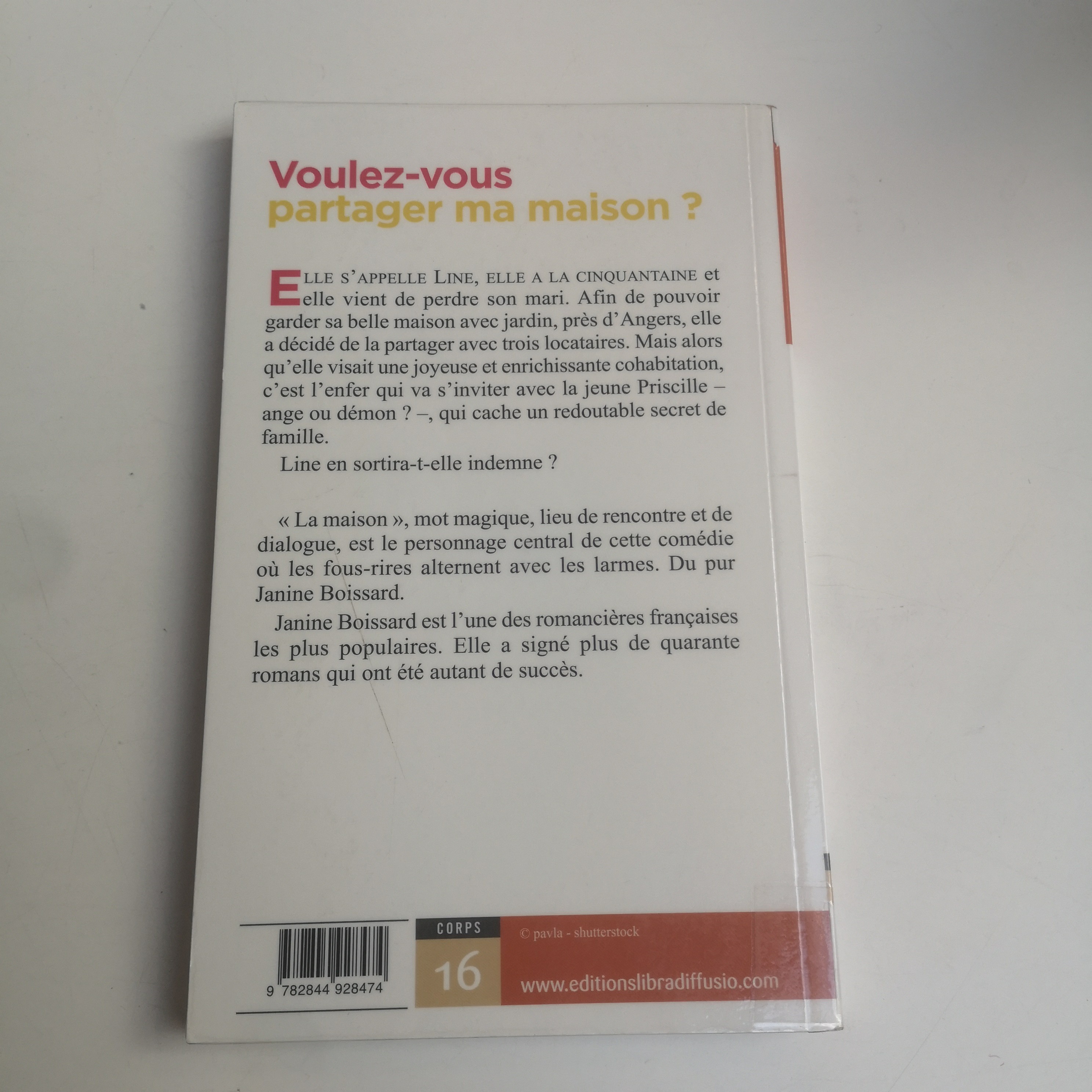 Voulez vous partager ma maison ? [édition en GROS CARACTERES] - Janine Boissard - Photo 2
