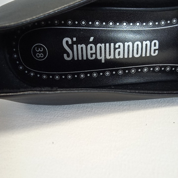 Escarpins NOIR Femme motif Uni A enfiler" SINEQUANONE" pointure 38  - Vue 5 - 