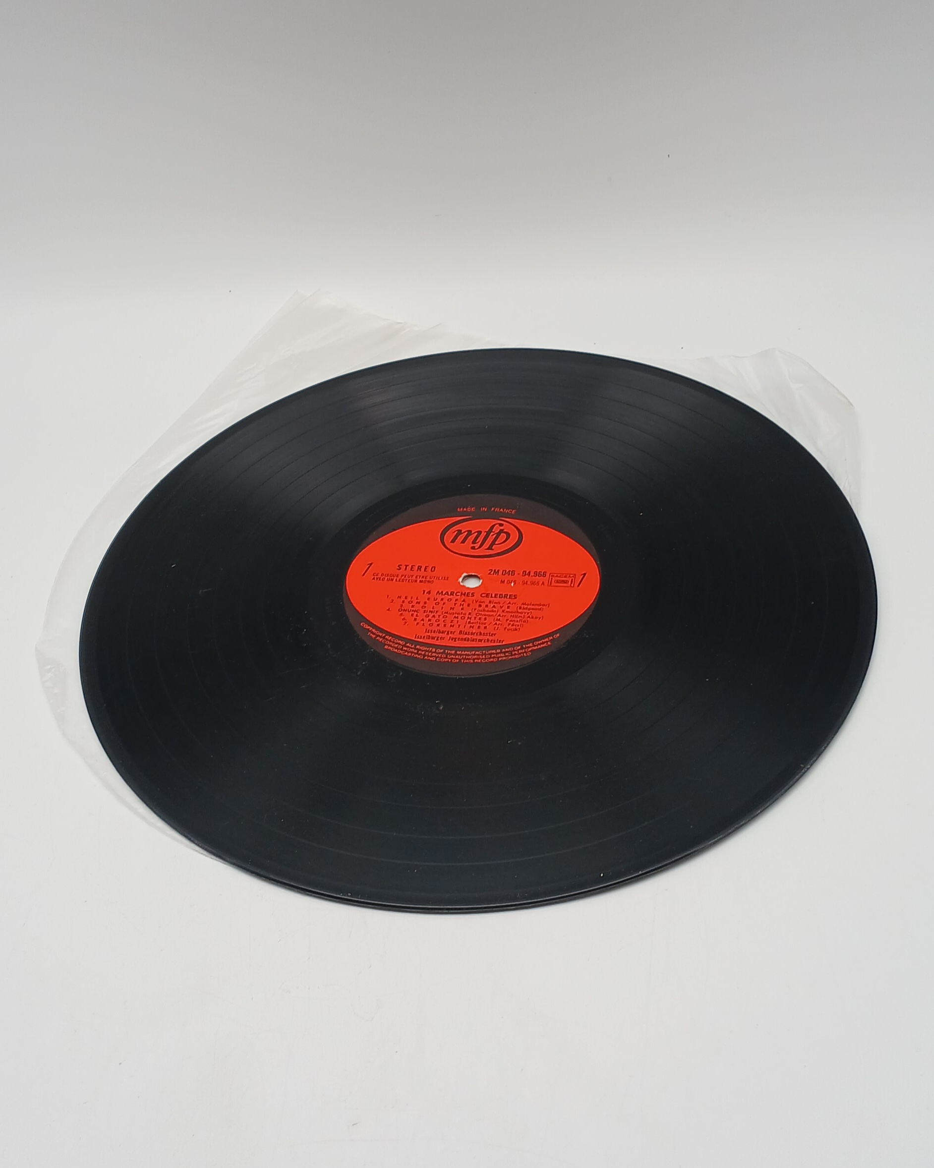 Lot de 2 Vinyles : Musiques Militaires & Fanfares  - Vue 3 - 