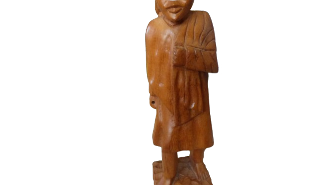 Statuette en bois - Homme Asiatique - Photo 7