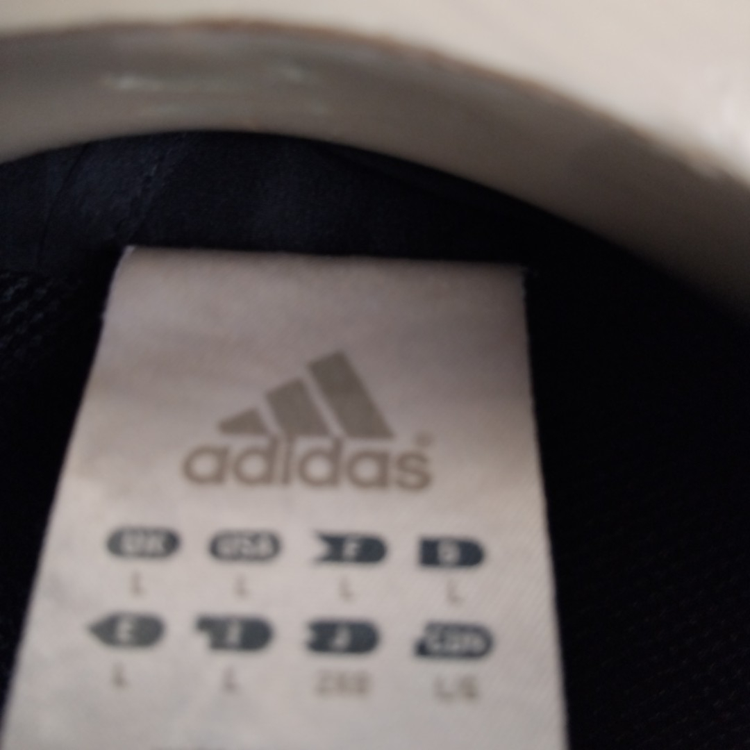 Adidas - veste en sport noire en bande blanche 100% polyester - Taille L - Photo 3