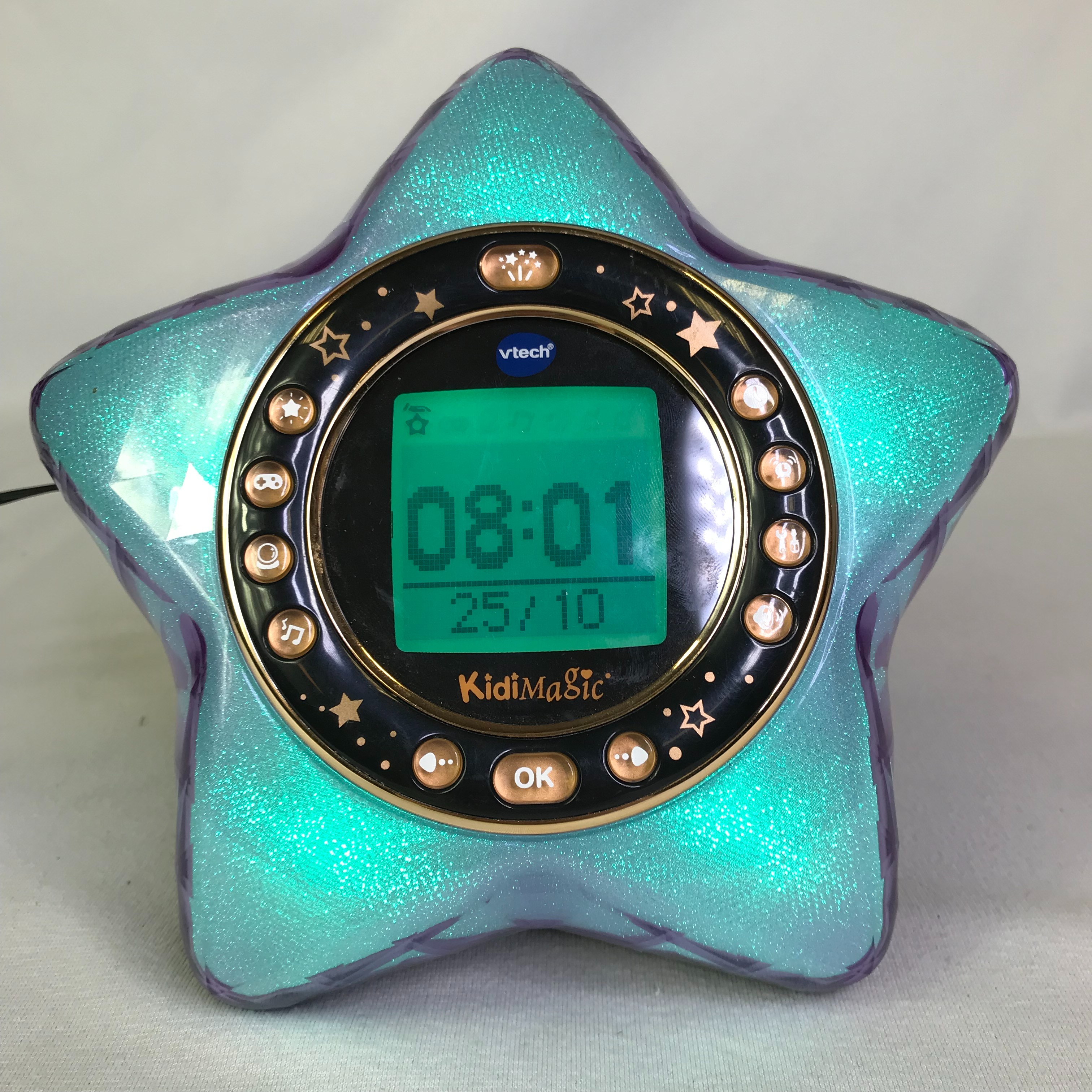 Réveil enfant Vtech KidiMagic StarLight violet - Très bon état - Photo 4