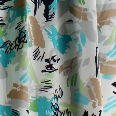 Robe blanche à imprimés - femme - Un jour ailleurs - taille 44 - Photo 3