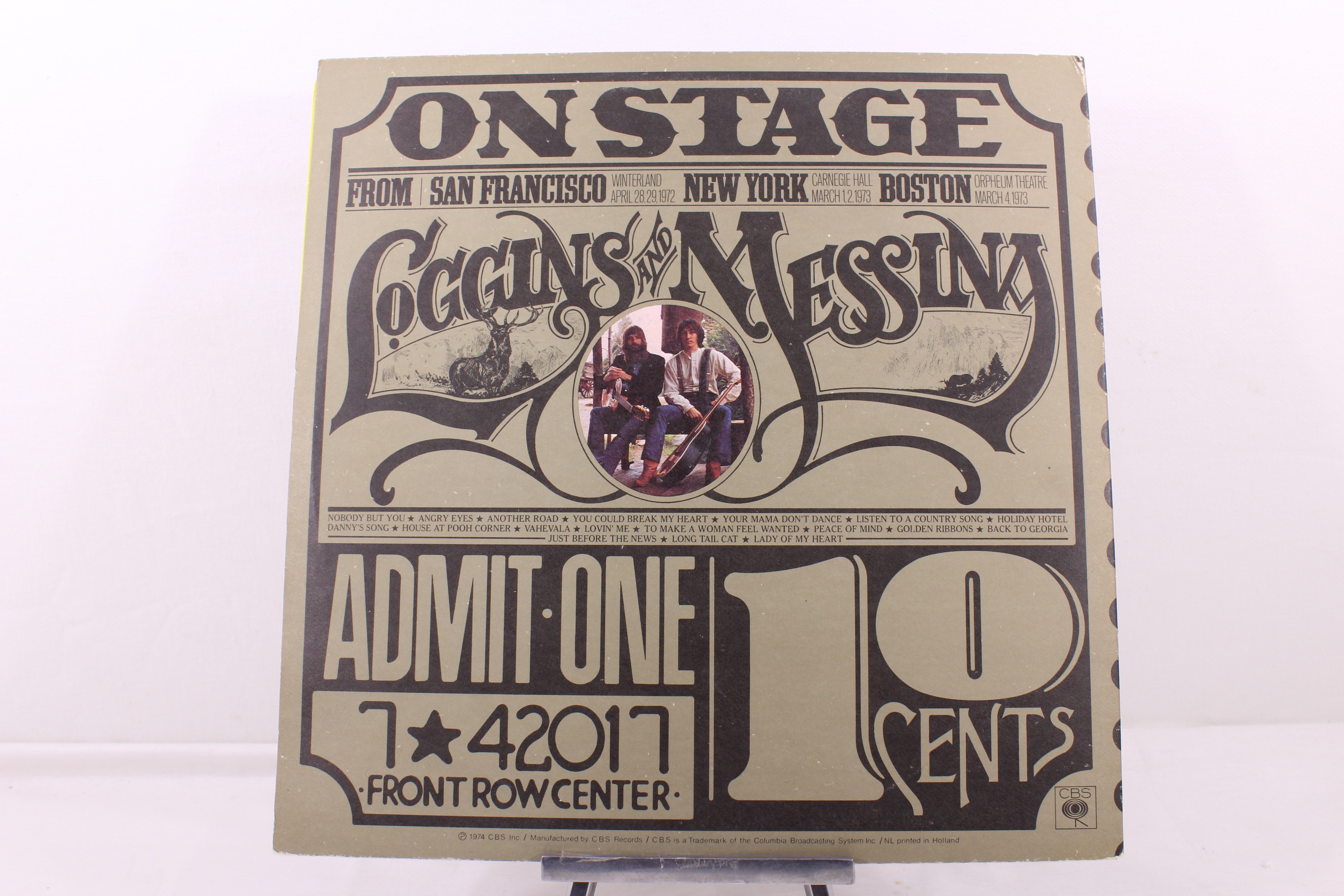 Vinyle 33T Loggins And Messina ‎/ On Stage - CBS 1974 Bon état - Vue 2 - 