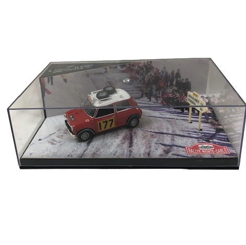 Rare miniature Austin mini Cooper neuve, Rallye Monte Carlo 1967 - Comme neuf sur Label Emmaüs