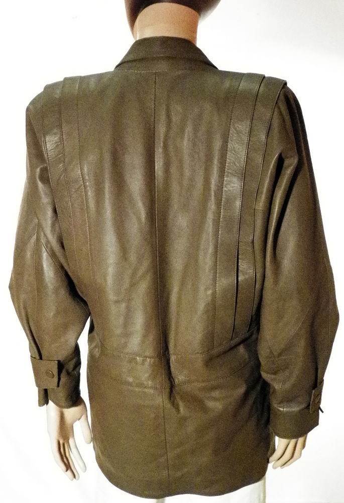Veste Femme Marron Taille Estimée M/L. Bon état - Vue 2 - 