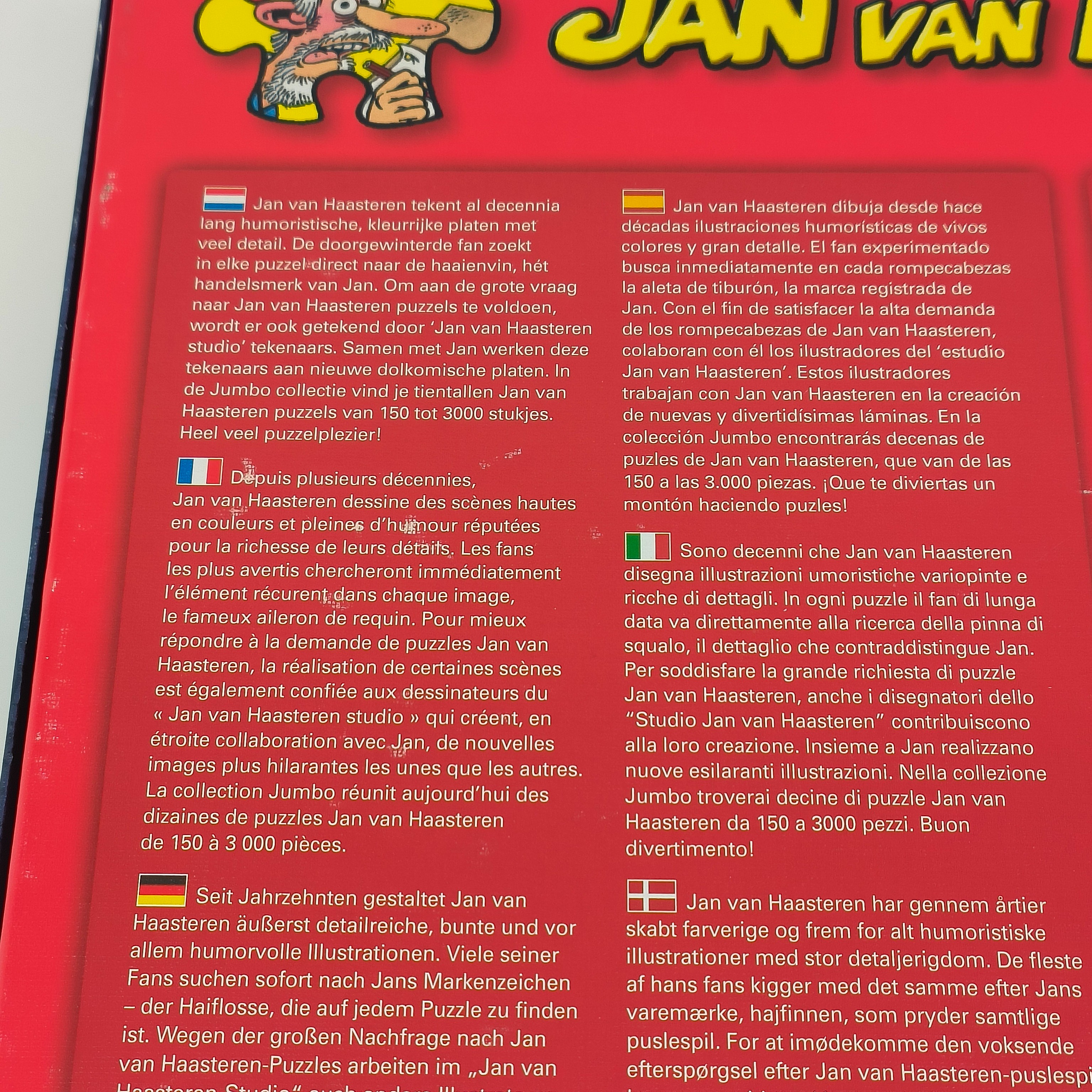 Voir photo 6 de Puzzle 'Presque prêt?'-Jan Van Haasteren-1000 pièces-Jumbo-à partir de 12 ans Puzzle 'Presque prêt?'-Jan Van Haasteren-1000 pièces-Jumbo-à partir de 12 ans Très bon état - Vue 6 -