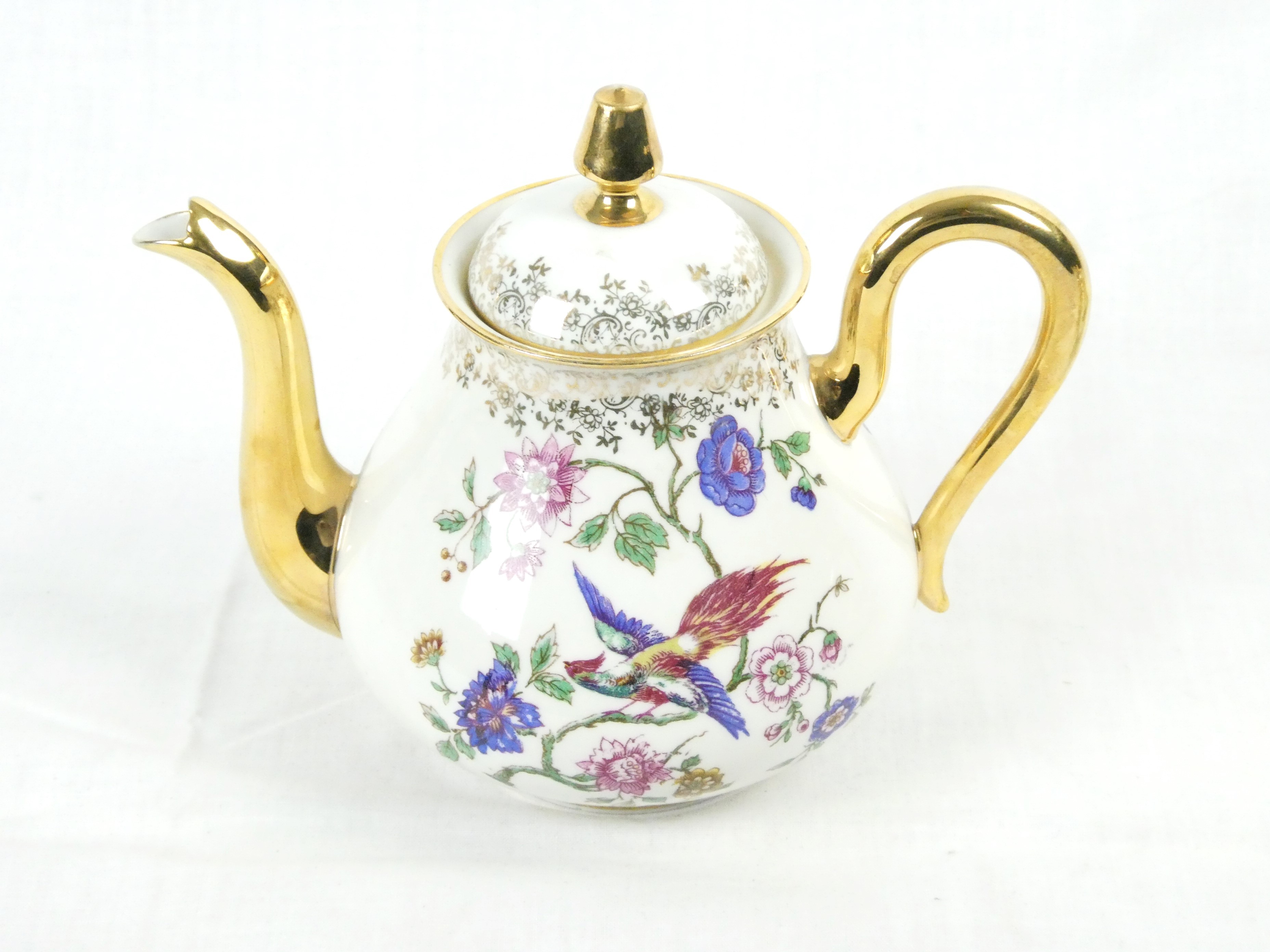 Sucrier Avec Couvercle Et Cuillère Dowbom - Pot à Sucre Porcelaine Motif Floral Vert