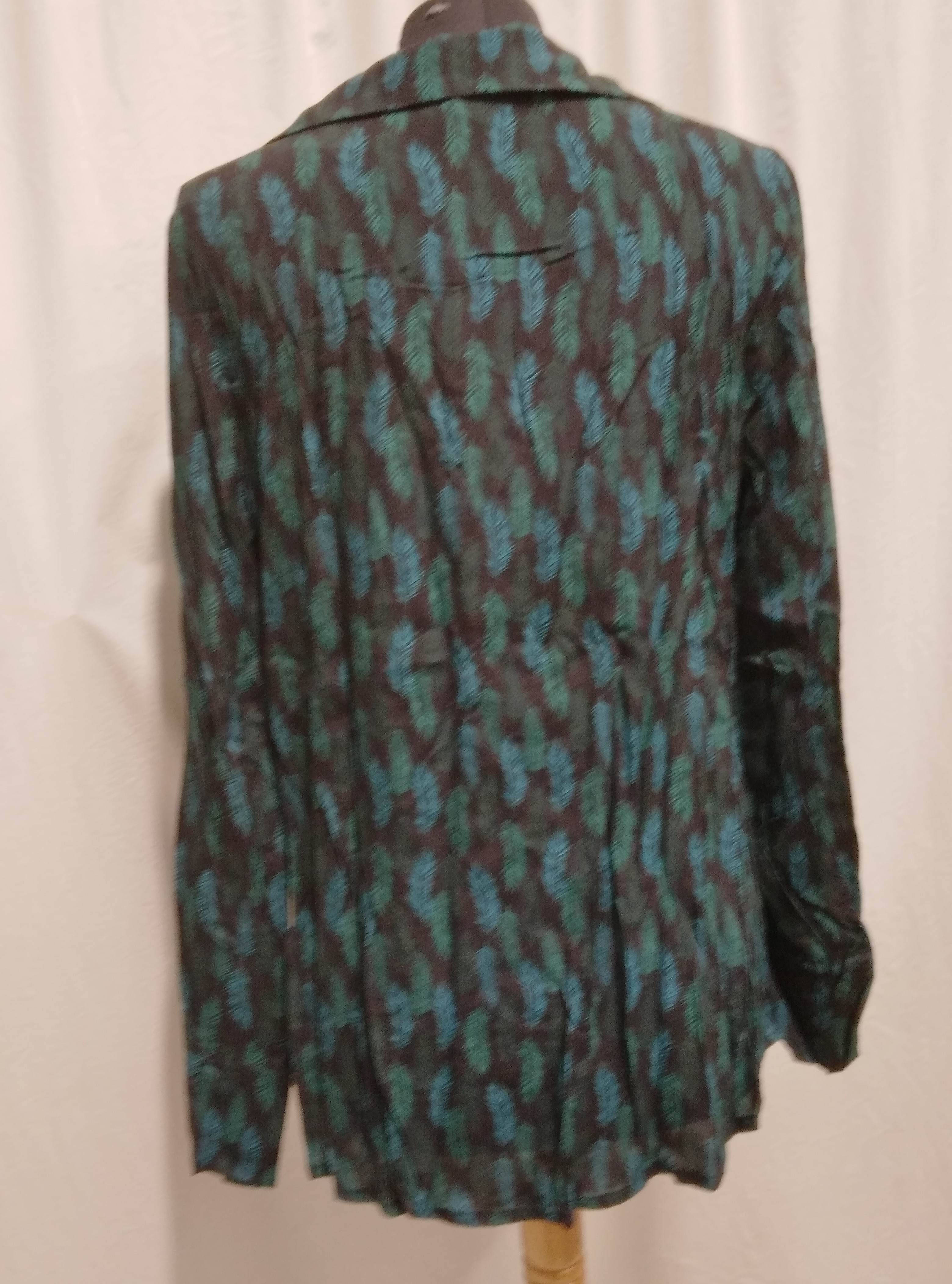 Chemise imprimé feuillage, La Fée Maraboutée - 42 Comme neuf - Vue 3 - 