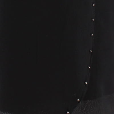 Voir photo 4 de Jupe noire imprimée - Femme - Sud Express - Taille S Jupe noire imprimée - Femme - Sud Express - Taille S Bon état - Vue 4 -