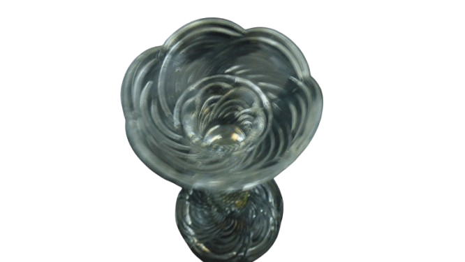 Lot de 2 bougeoirs en cristal - Photo 2