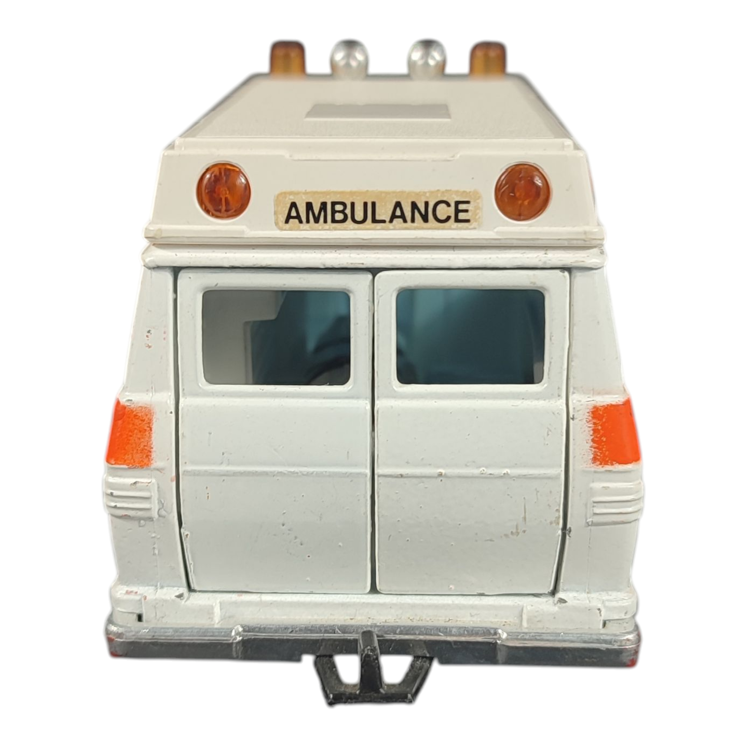 Voir photo 4 de Ambulance Matchbox Super Kings Dodge Van avec patient en civière Ambulance Matchbox Super Kings Dodge Van avec patient en civière Bon état - Vue 4 -